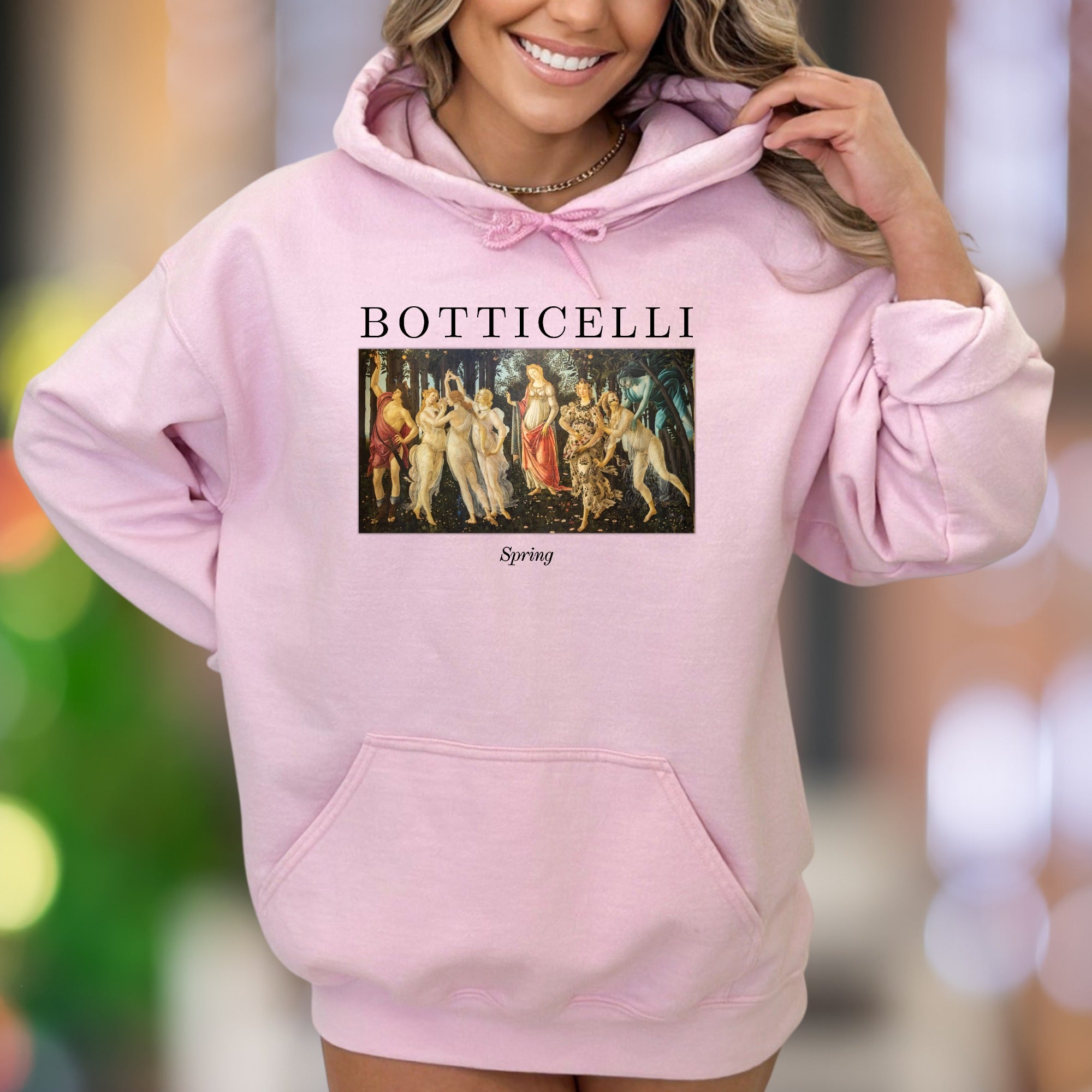 "BOTTICELLI Spring" | Renaissance Art Unisex Adult Hoodie | Artistic Heritage