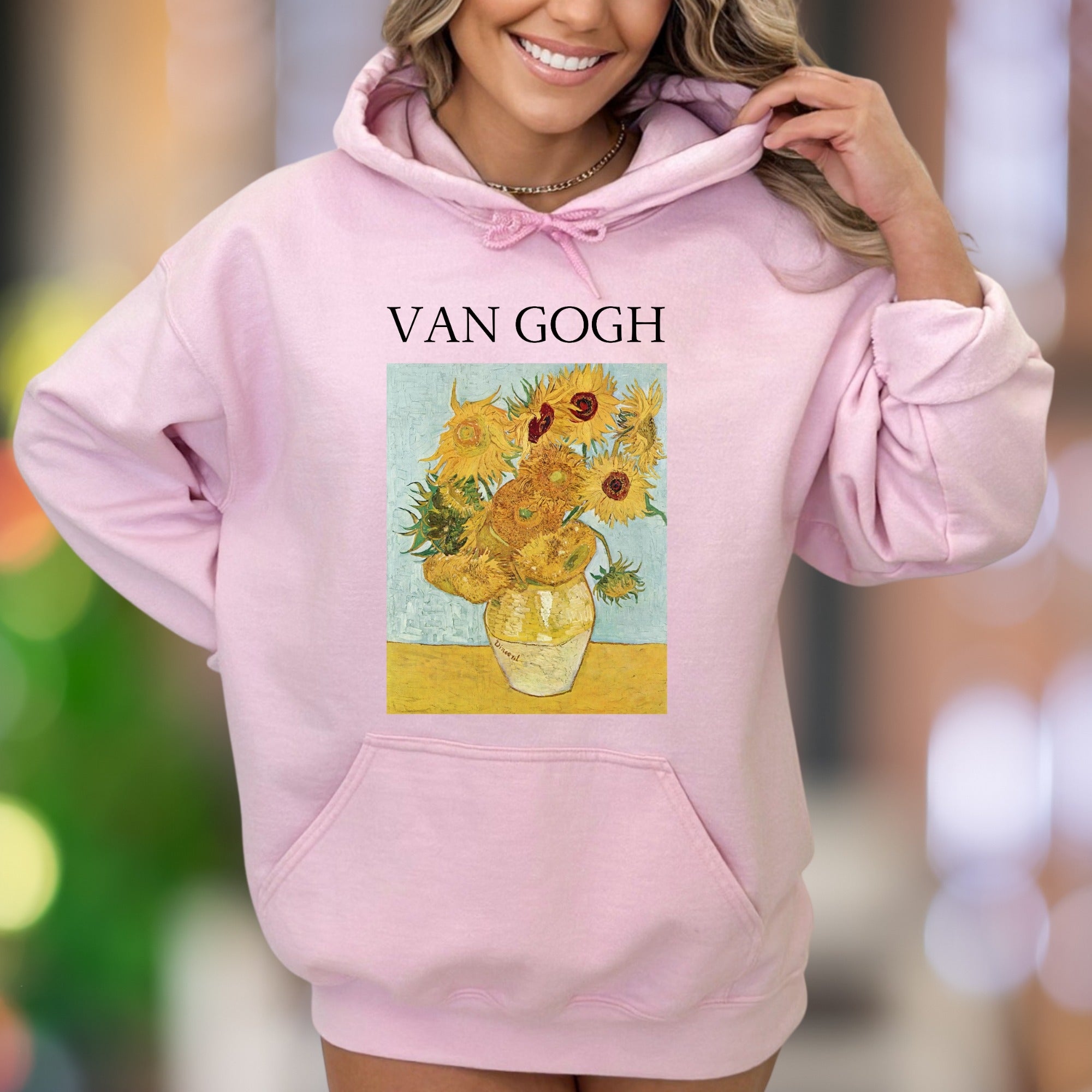 "VAN GOGH" | Vintage Art Graphic Unisex Adult Hoodie | Creative Lifestyle