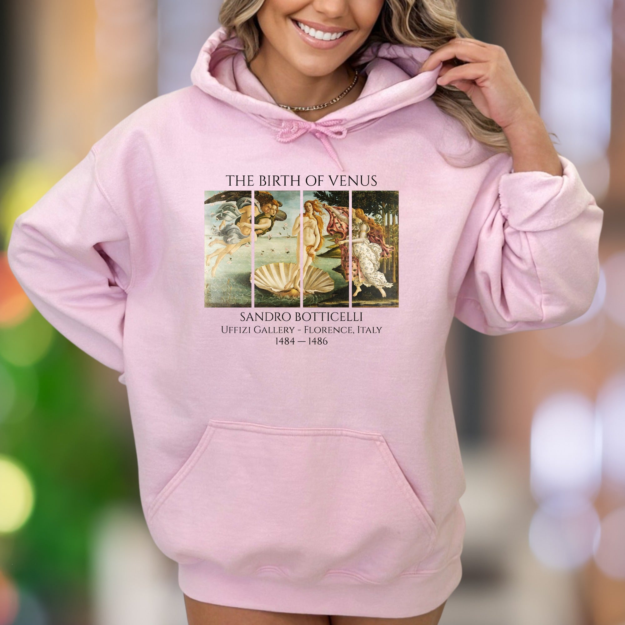 "THE BIRTH OF VENUS" | Renaissance Art Unisex Adult Hoodie | Classic Art Lifestyle
