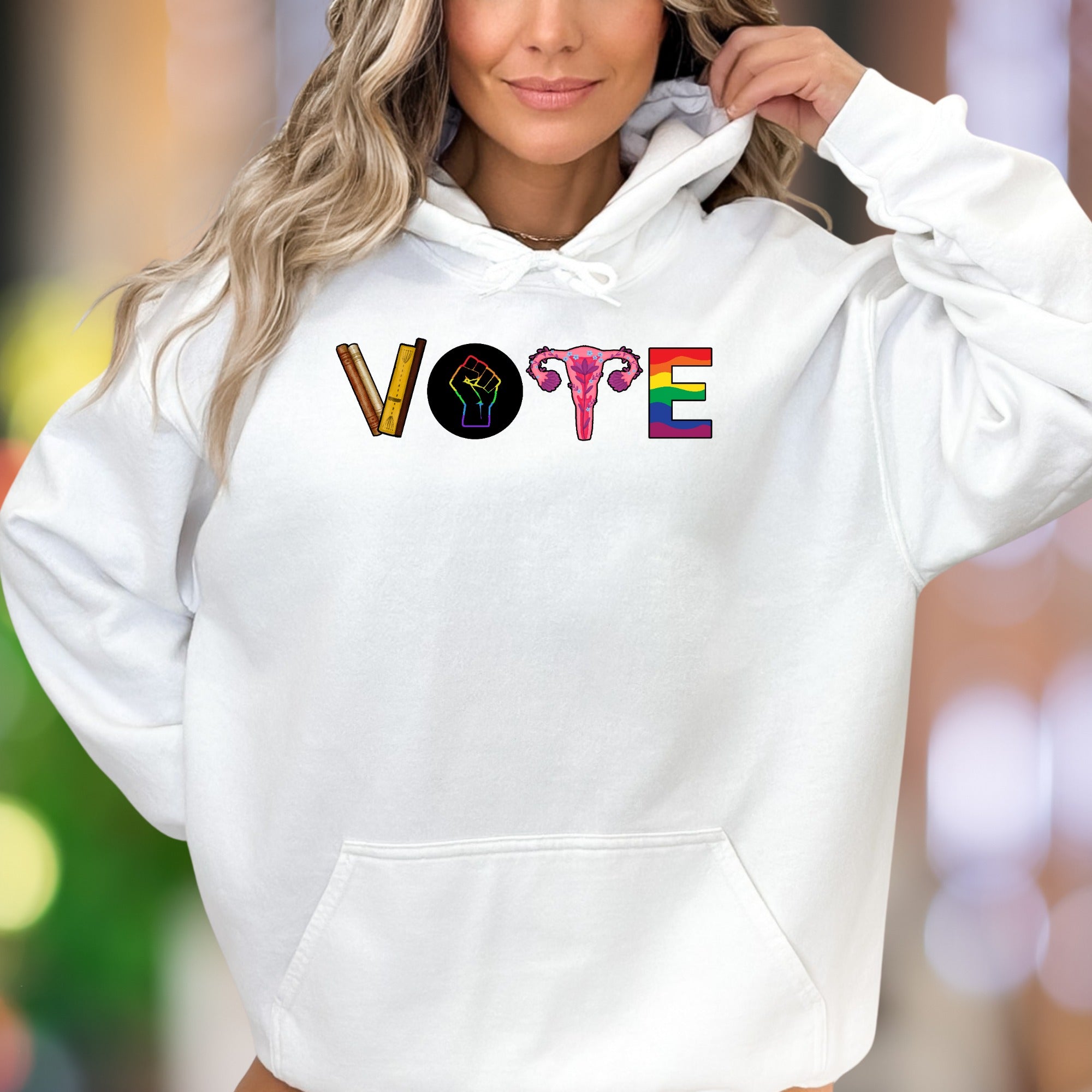 "VOTE" | Statement Graphic Unisex Adult Hoodie | Empowerment Lifestyle