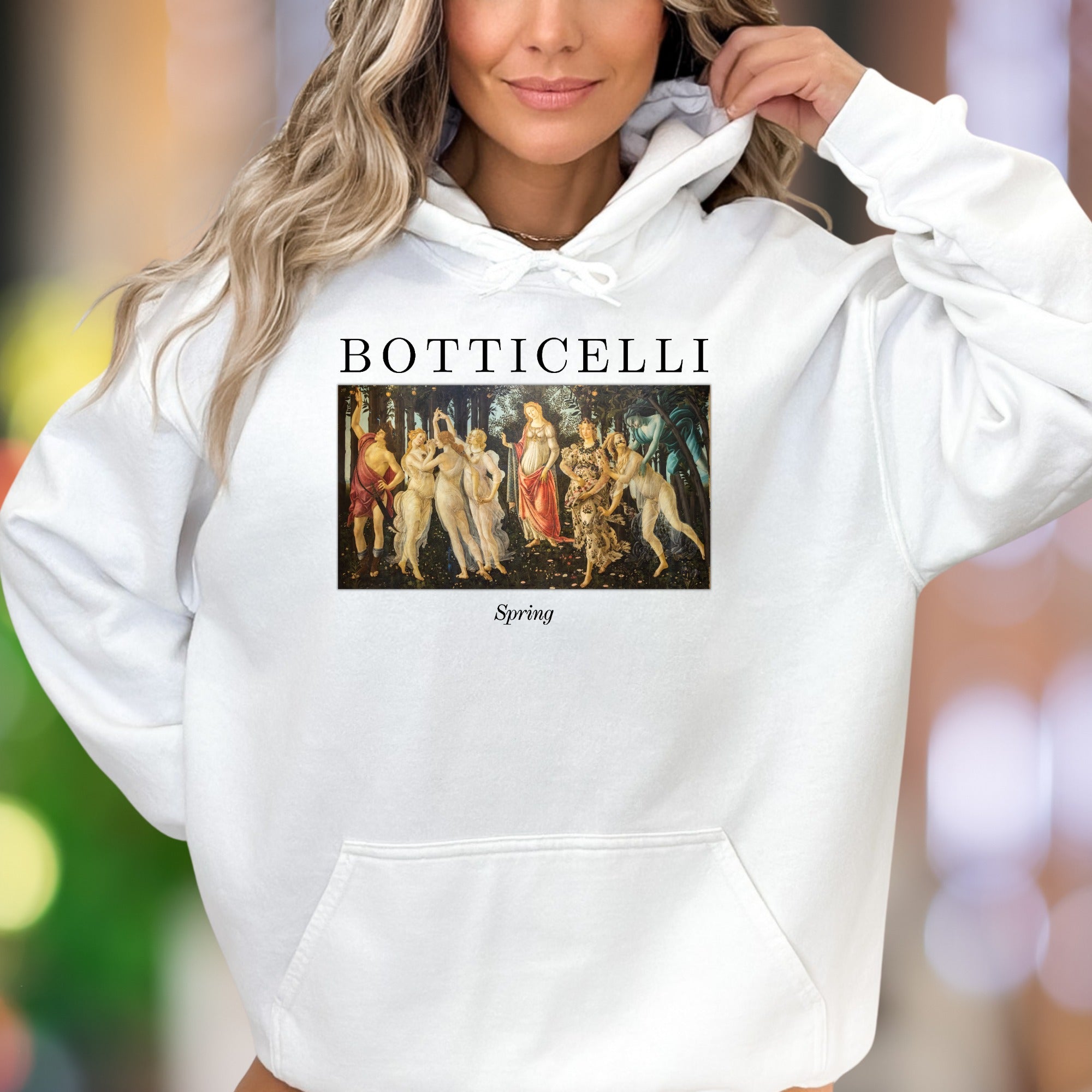 "BOTTICELLI Spring" | Renaissance Art Unisex Adult Hoodie | Artistic Heritage