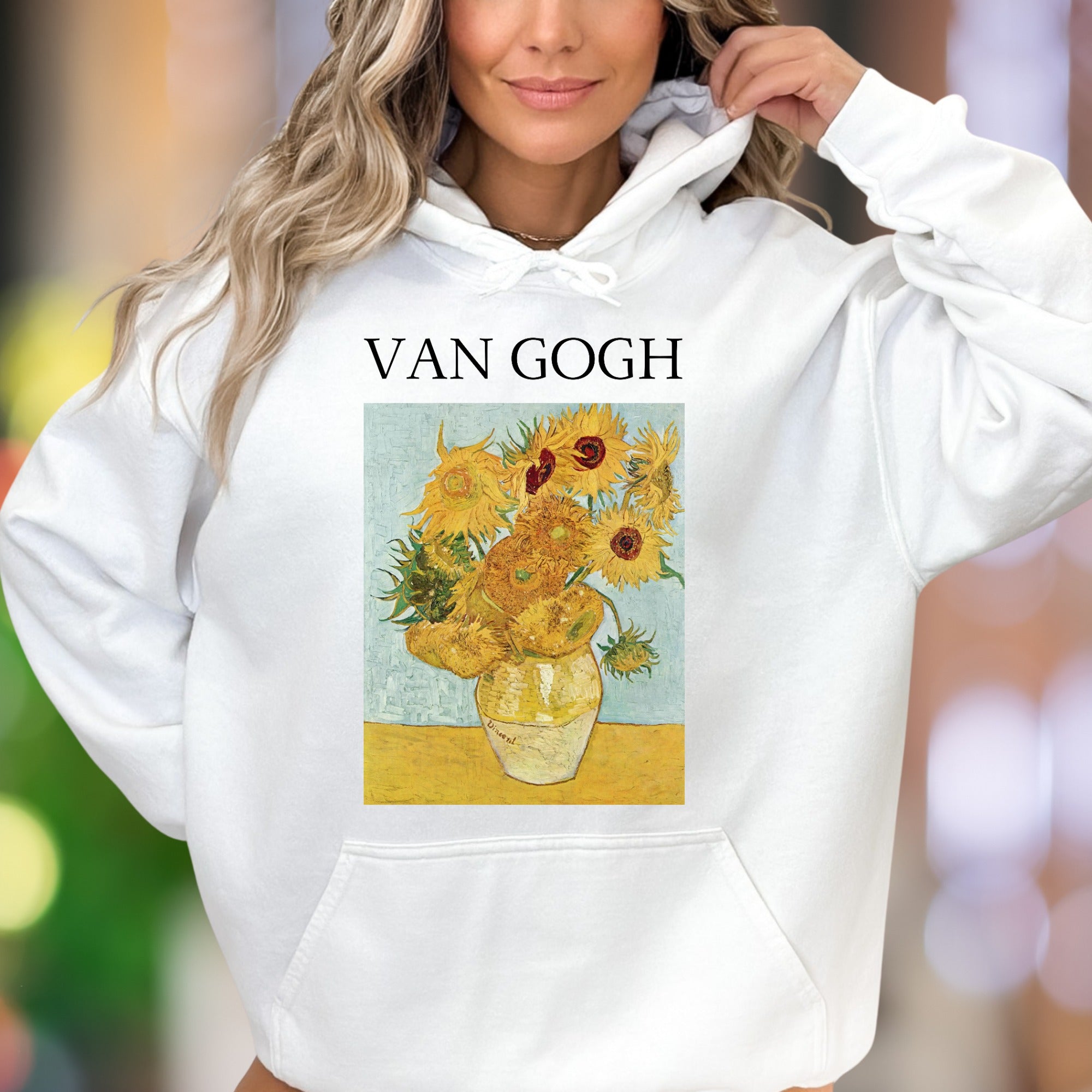"VAN GOGH" | Vintage Art Graphic Unisex Adult Hoodie | Creative Lifestyle