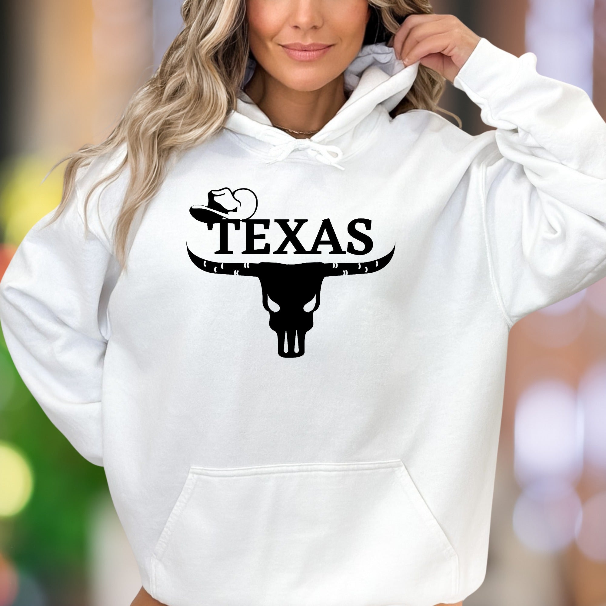 "TEXAS" | Western Graphic Unisex Adult Hoodie | Lone Star Lifestyle