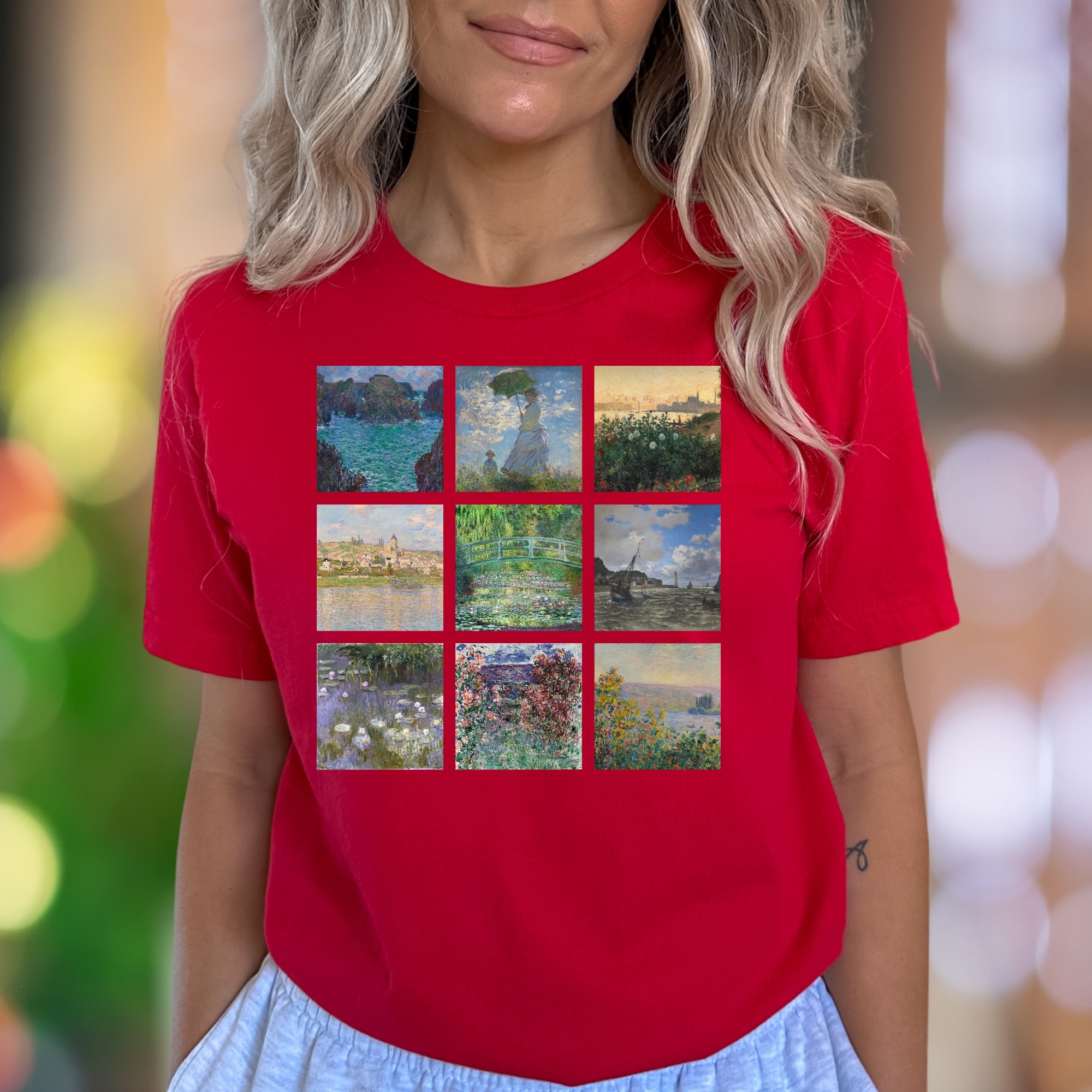"Masterpieces Montage" | Fine Art Pattern Unisex Adult T-Shirt | Artistic Expression