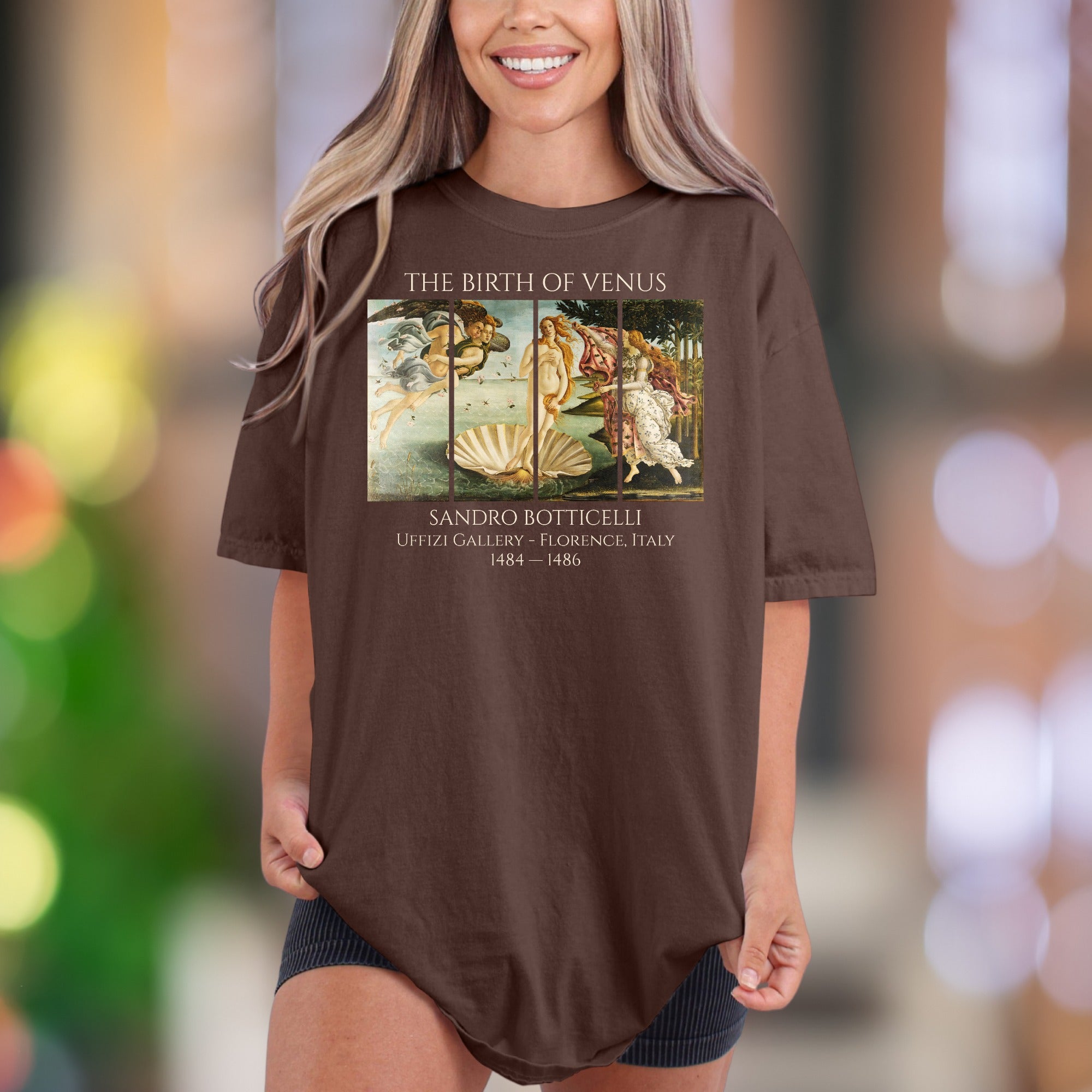 "THE BIRTH OF VENUS" | Comfort Colors Unisex Adult T-Shirt | Classic Art Vintage Style