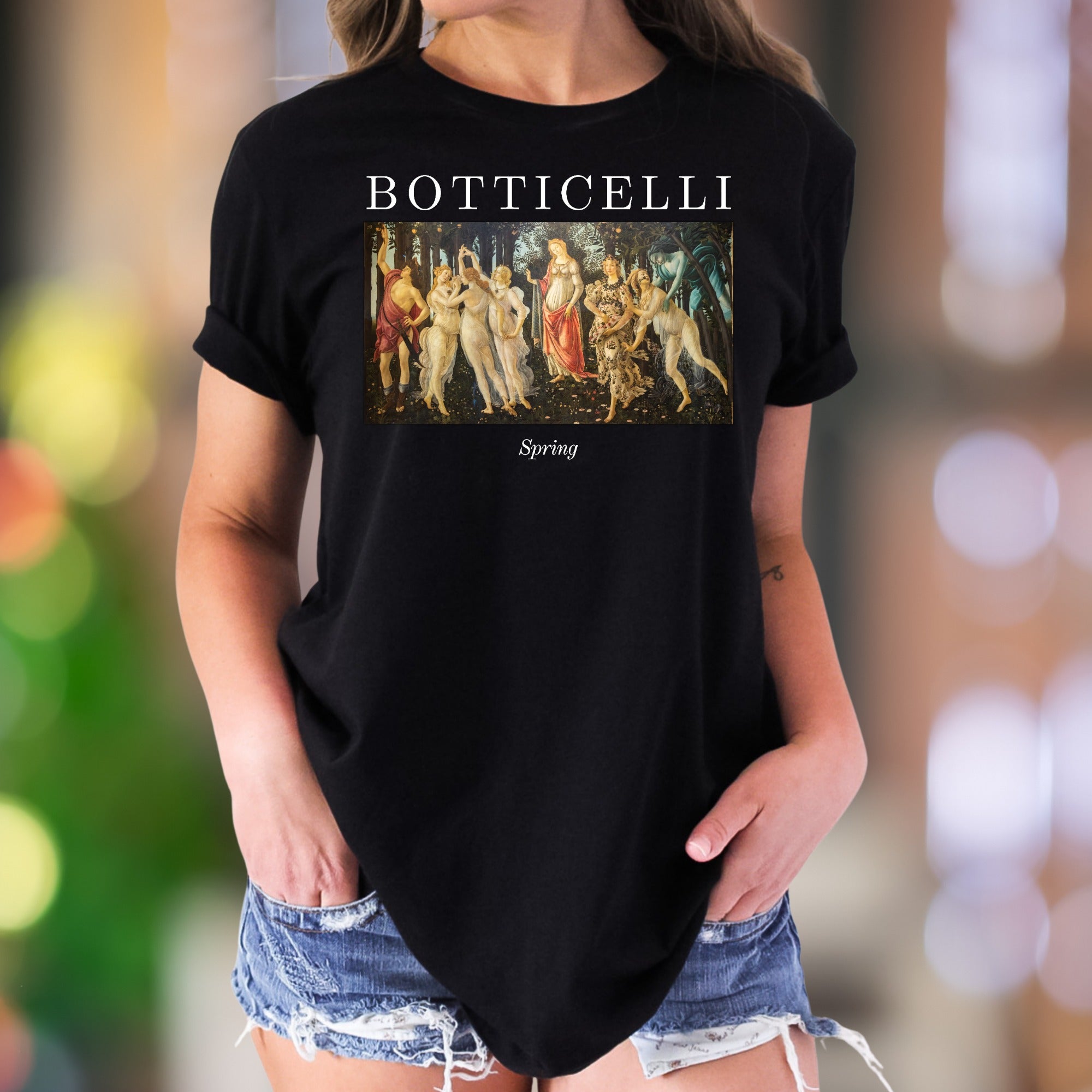 "BOTTICELLI Spring" | Renaissance Art Unisex Adult T-Shirt | Artistic Expression