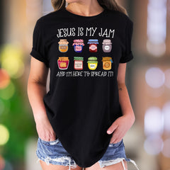 "Jesus Is My Jam" | Whimsical Graphic Unisex Adult T-Shirt | Faith-Inspired Lifestyle