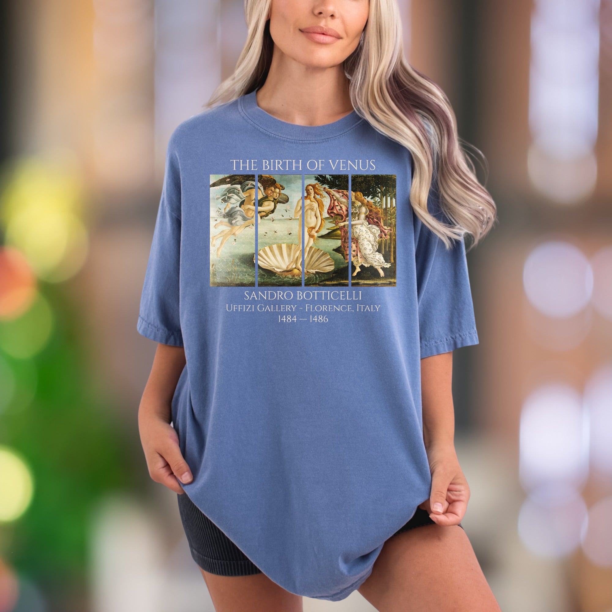 "THE BIRTH OF VENUS" | Comfort Colors Unisex Adult T-Shirt | Classic Art Vintage Style
