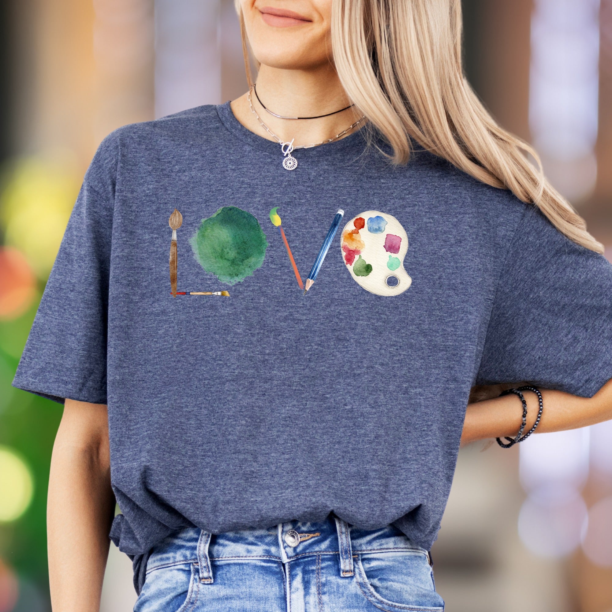 "LOVE" Artist Tools Unisex Adult T-Shirt | Creative Expression Lifestyle