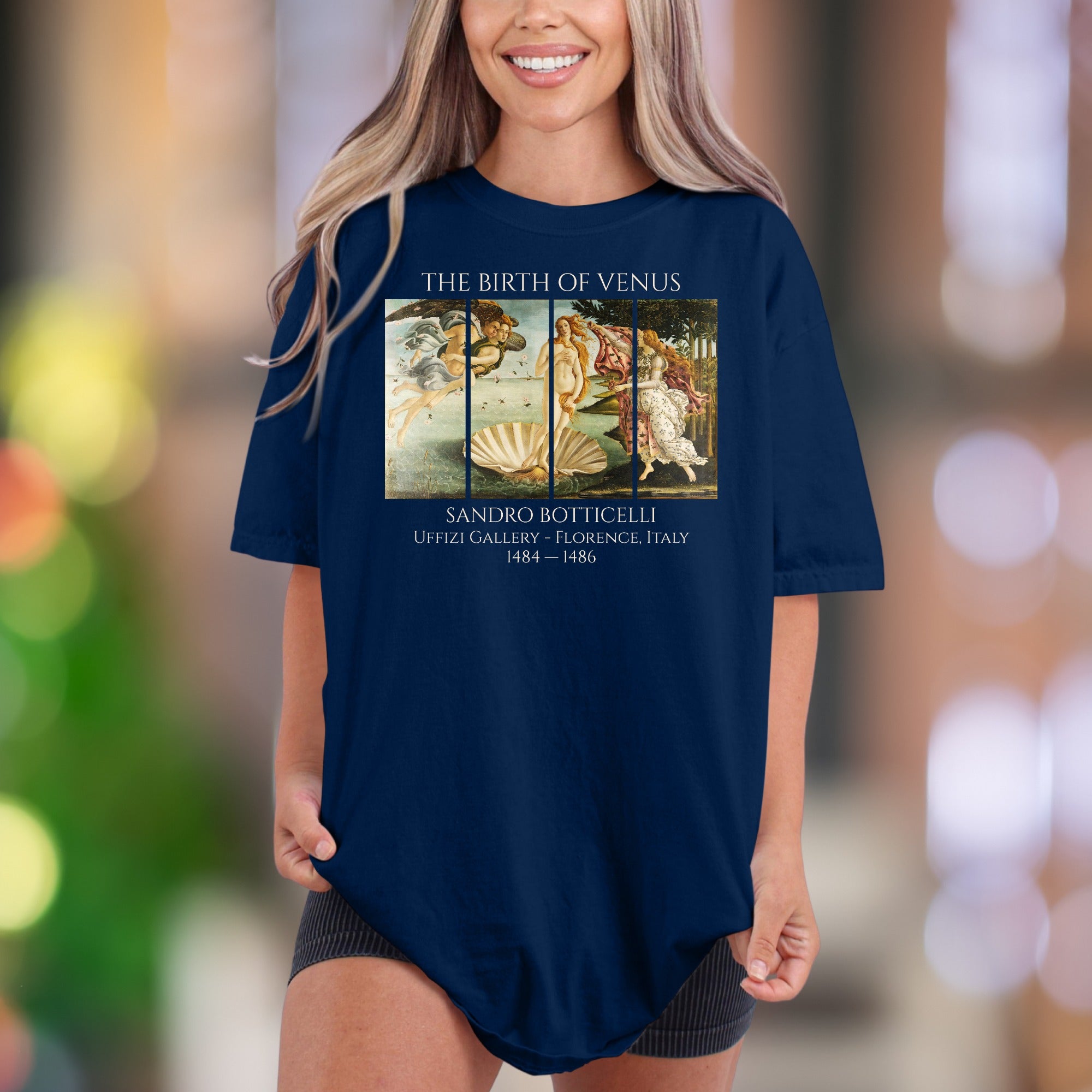 "THE BIRTH OF VENUS" | Comfort Colors Unisex Adult T-Shirt | Classic Art Vintage Style