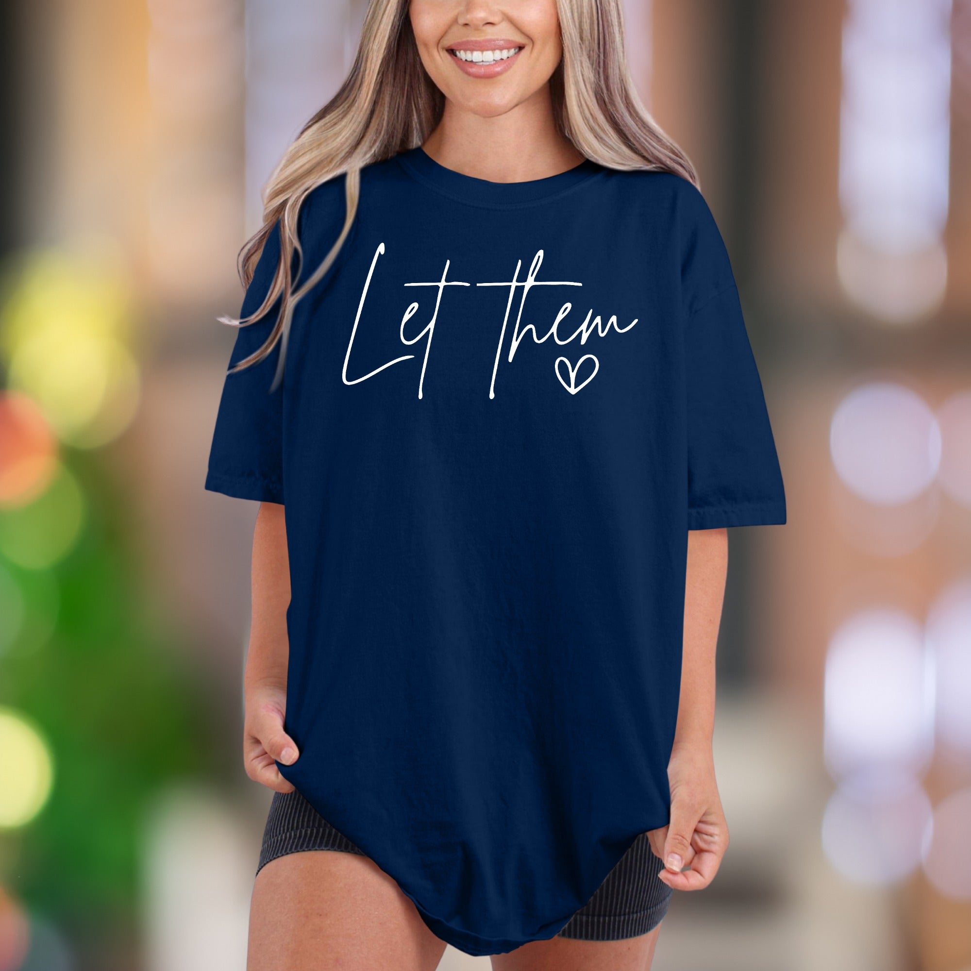 "Let Them" | Comfort Colors Unisex Adult T-Shirt | Empowering Minimalist Style