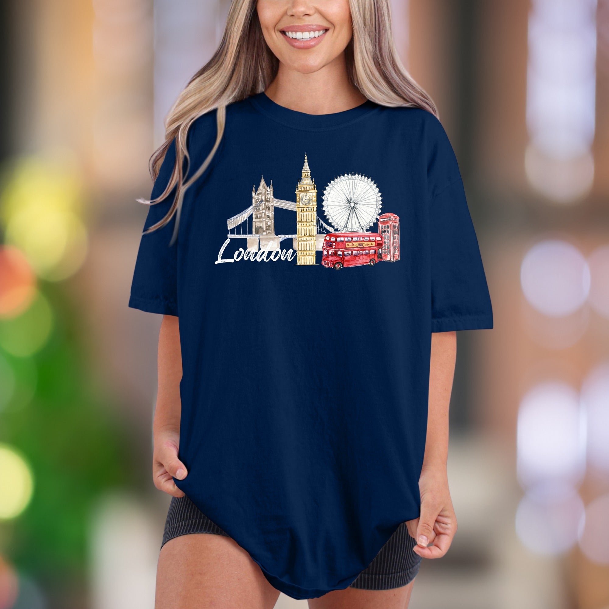 "London" | Comfort Colors Unisex Adult T-Shirt | Iconic Travel Lifestyle Tee