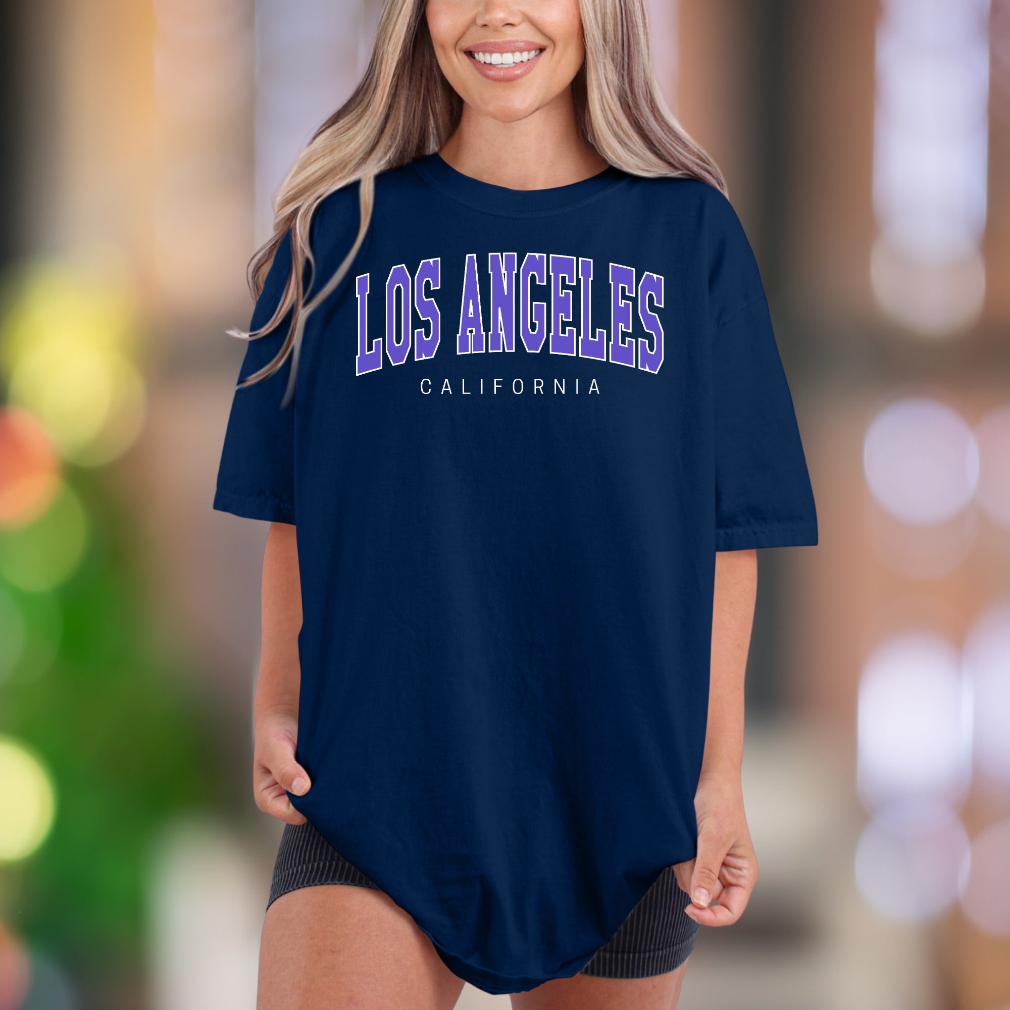 "Los Angeles California" | Comfort Colors Unisex Adult T-Shirt | Retro City Style