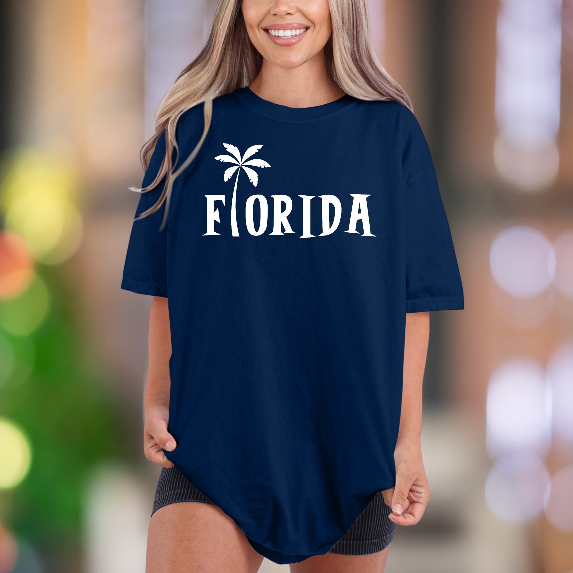 "Florida" | Comfort Colors Unisex Adult T-Shirt | Tropical Lifestyle Tee