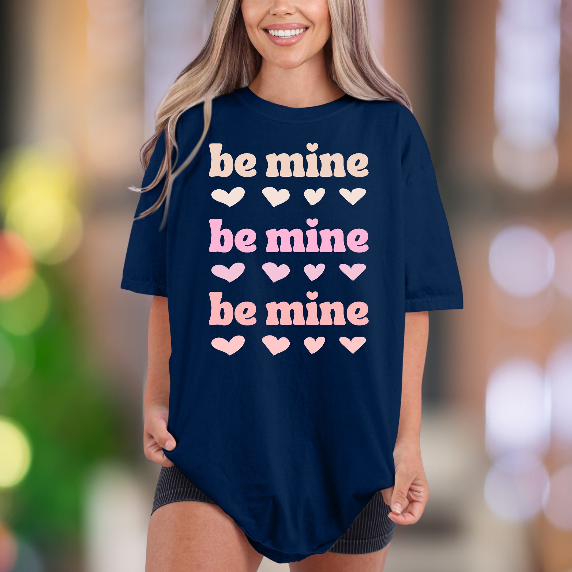 "Be Mine" | Comfort Colors Unisex Adult T-Shirt | Retro Love Message Tee