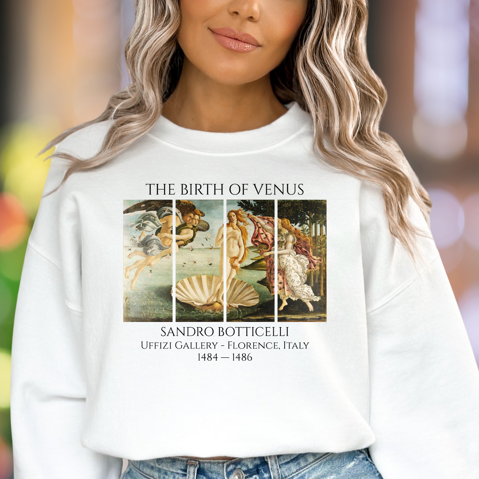 "The Birth of Venus" | Renaissance Art Unisex Adult Sweatshirt | Classic Aesthetic