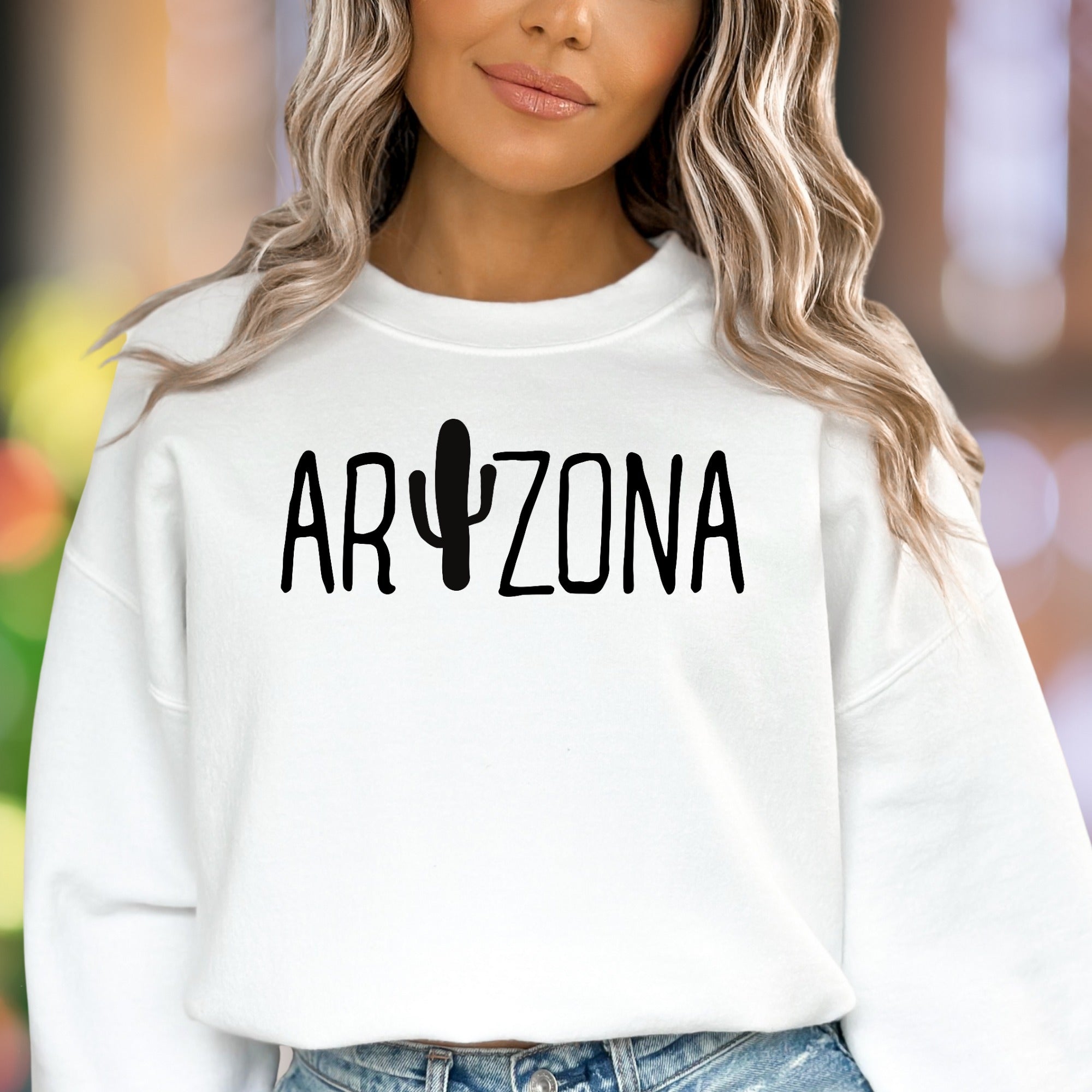 "ARIZONA" | State Pride Minimal Unisex Adult Sweatshirt | Desert Lifestyle
