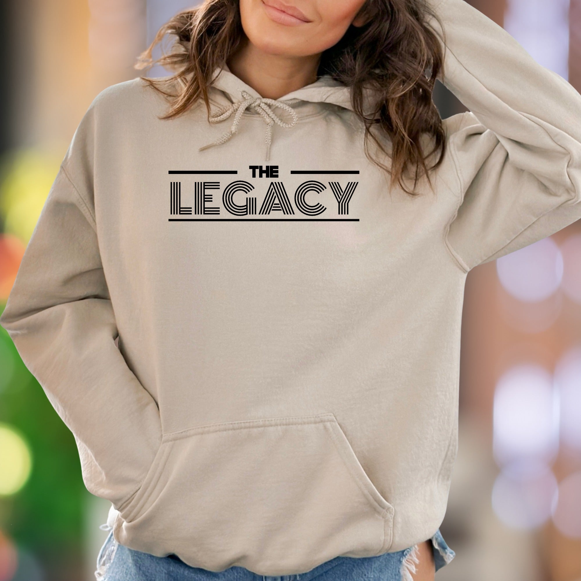 "The Legacy" | Bold Typography Unisex Adult Hoodie | Motivational Streetwear