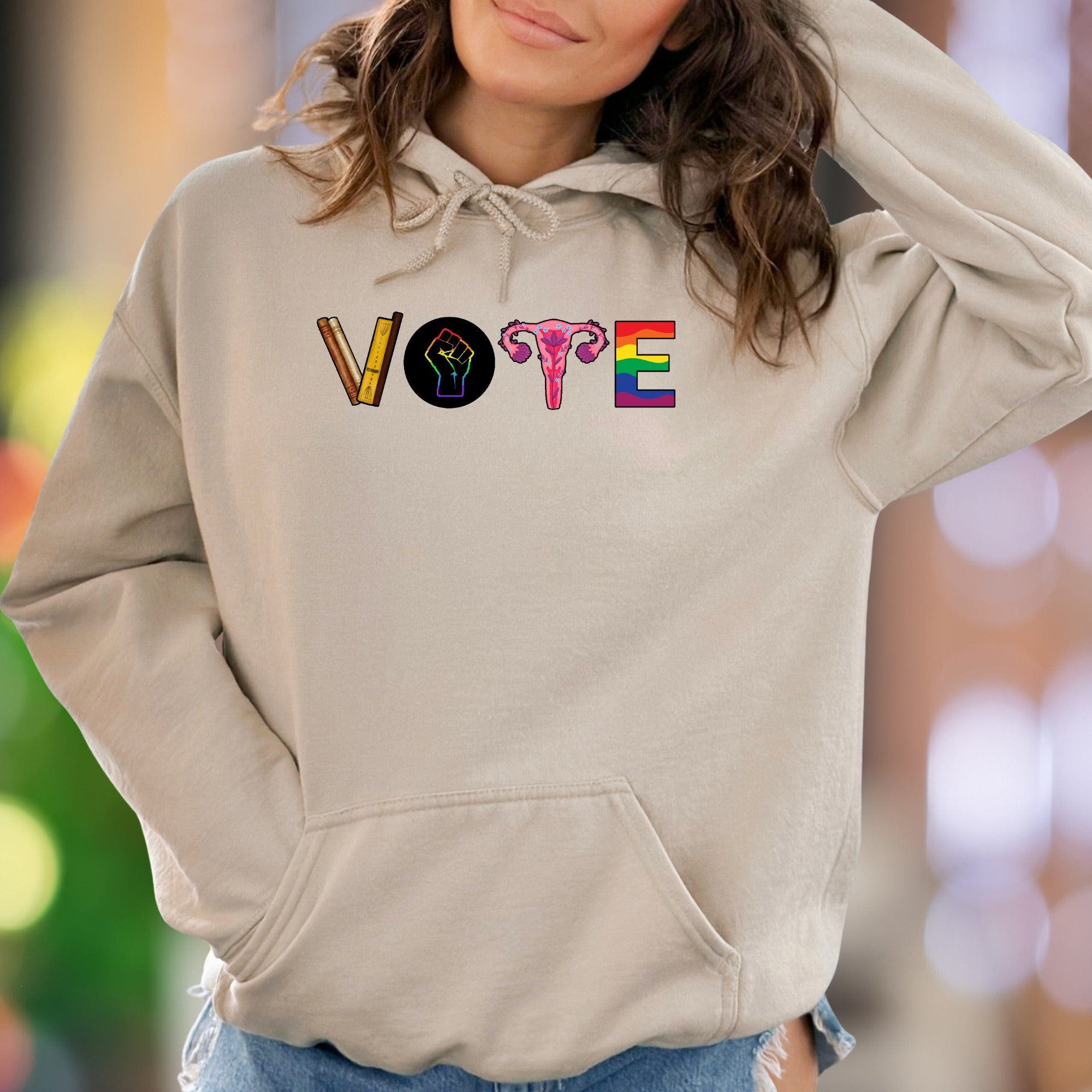"VOTE" | Statement Graphic Unisex Adult Hoodie | Empowerment Lifestyle
