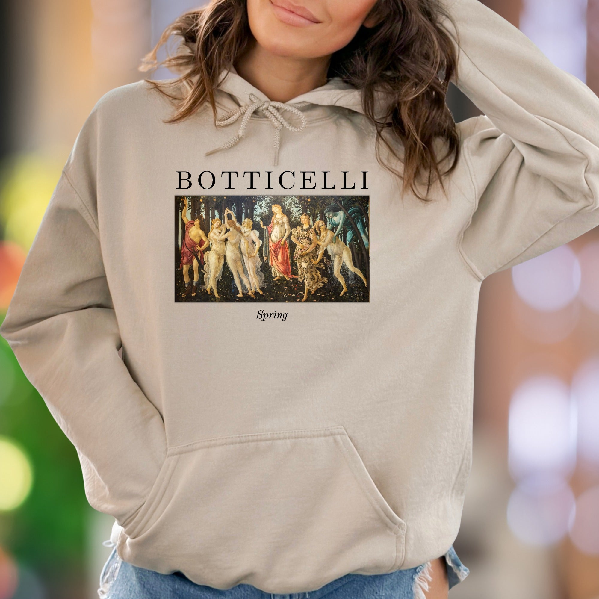 "BOTTICELLI Spring" | Renaissance Art Unisex Adult Hoodie | Artistic Heritage