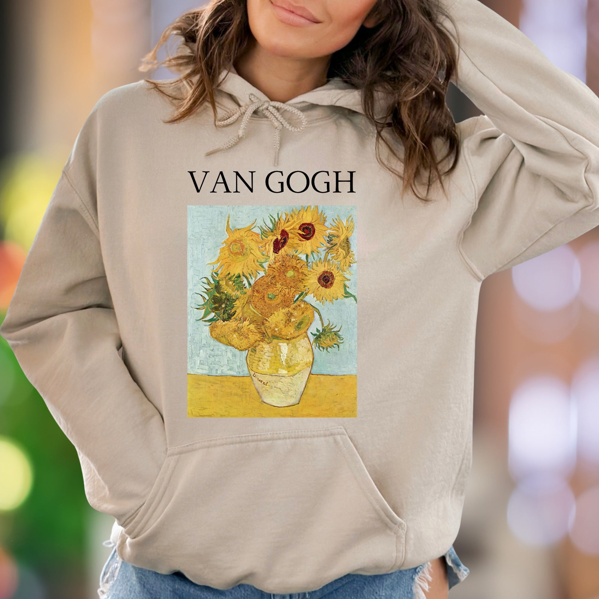 "VAN GOGH" | Vintage Art Graphic Unisex Adult Hoodie | Creative Lifestyle