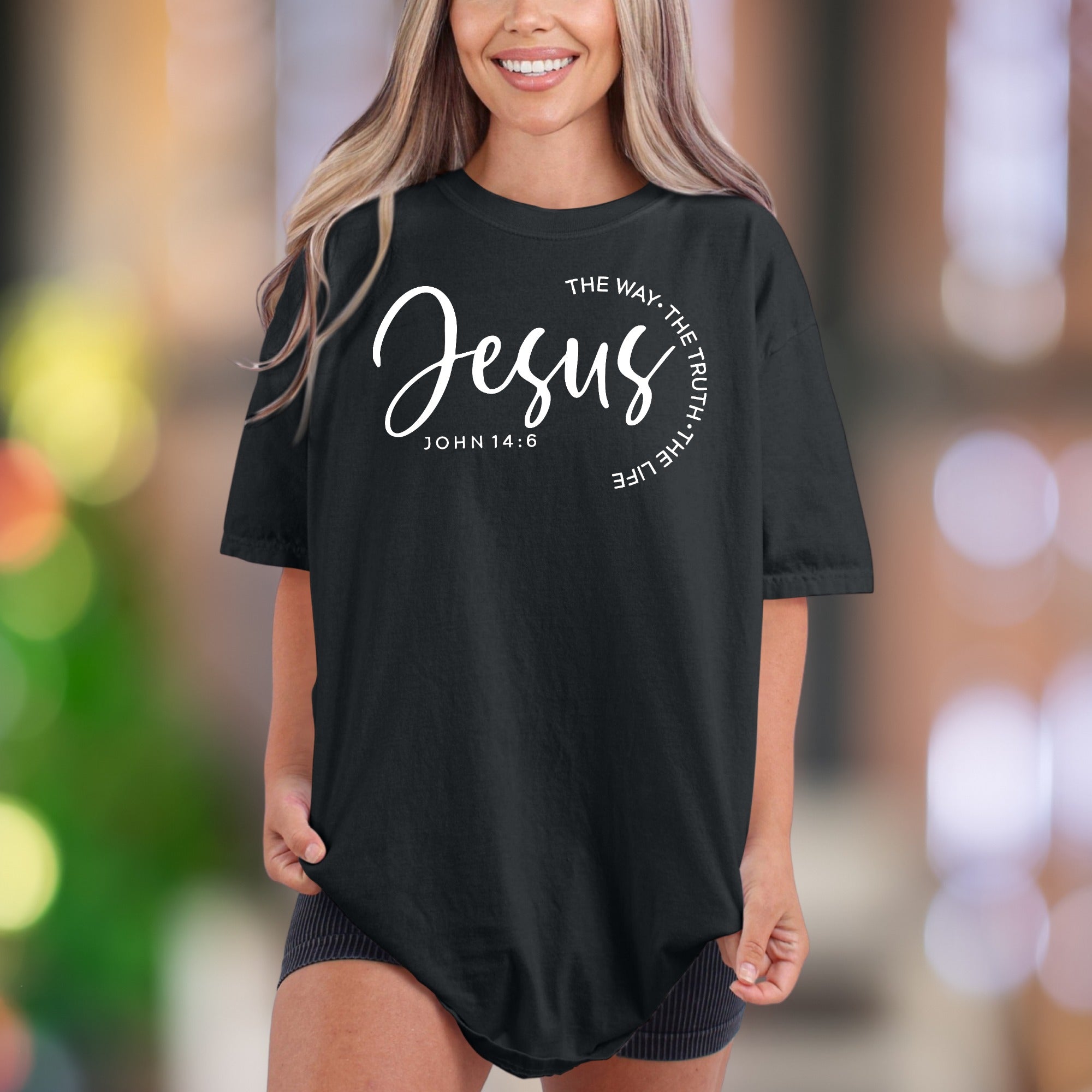 "Jesus: The Way, The Truth, The Life" | Comfort Colors Unisex Adult T-Shirt | Faith-Inspired Lifestyle