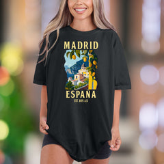 Madrid España Est. 865 A.D. | Comfort Colors Unisex Adult T-Shirt | Vintage Travel Lifestyle