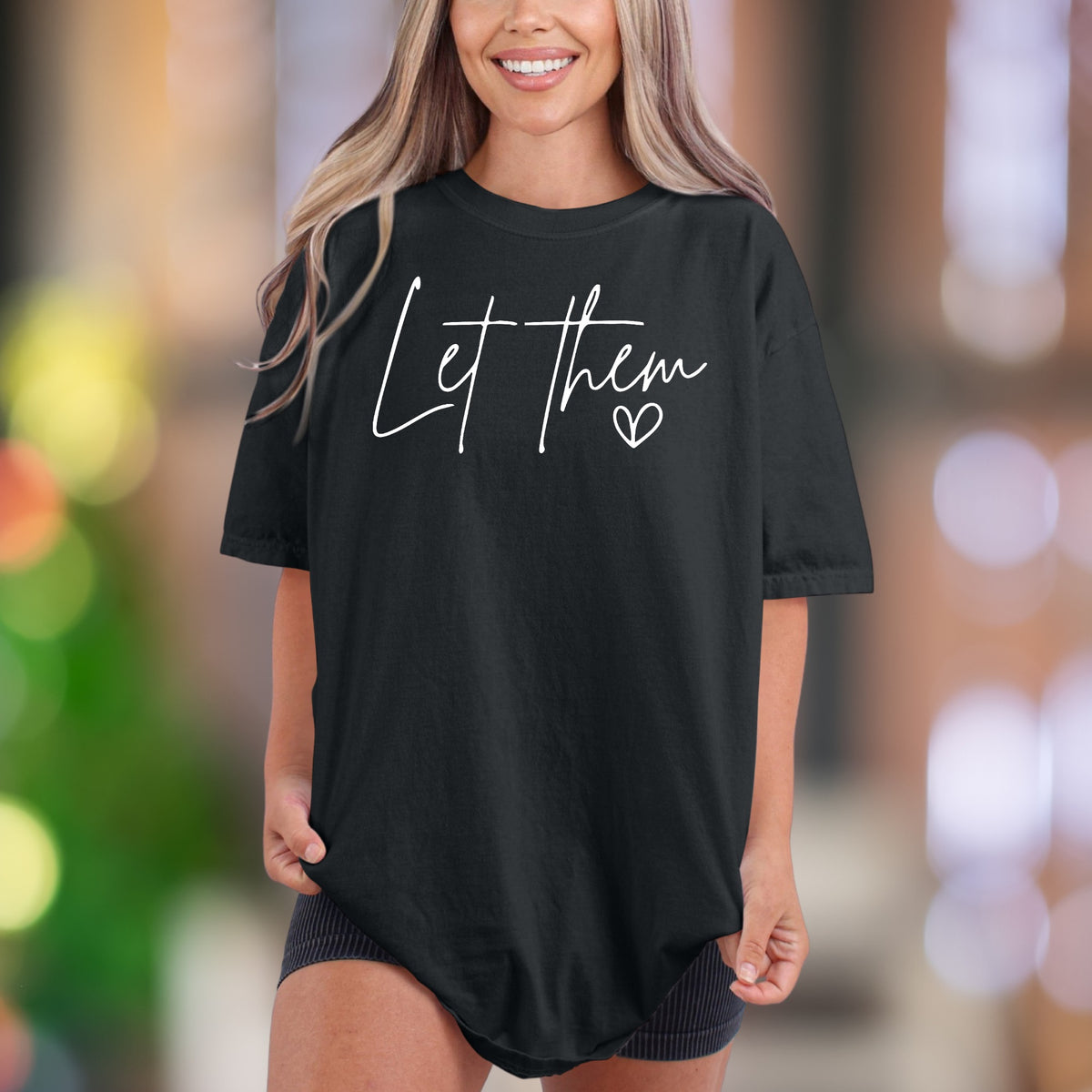 "Let Them" | Comfort Colors Unisex Adult T-Shirt | Empowering Minimalist Style