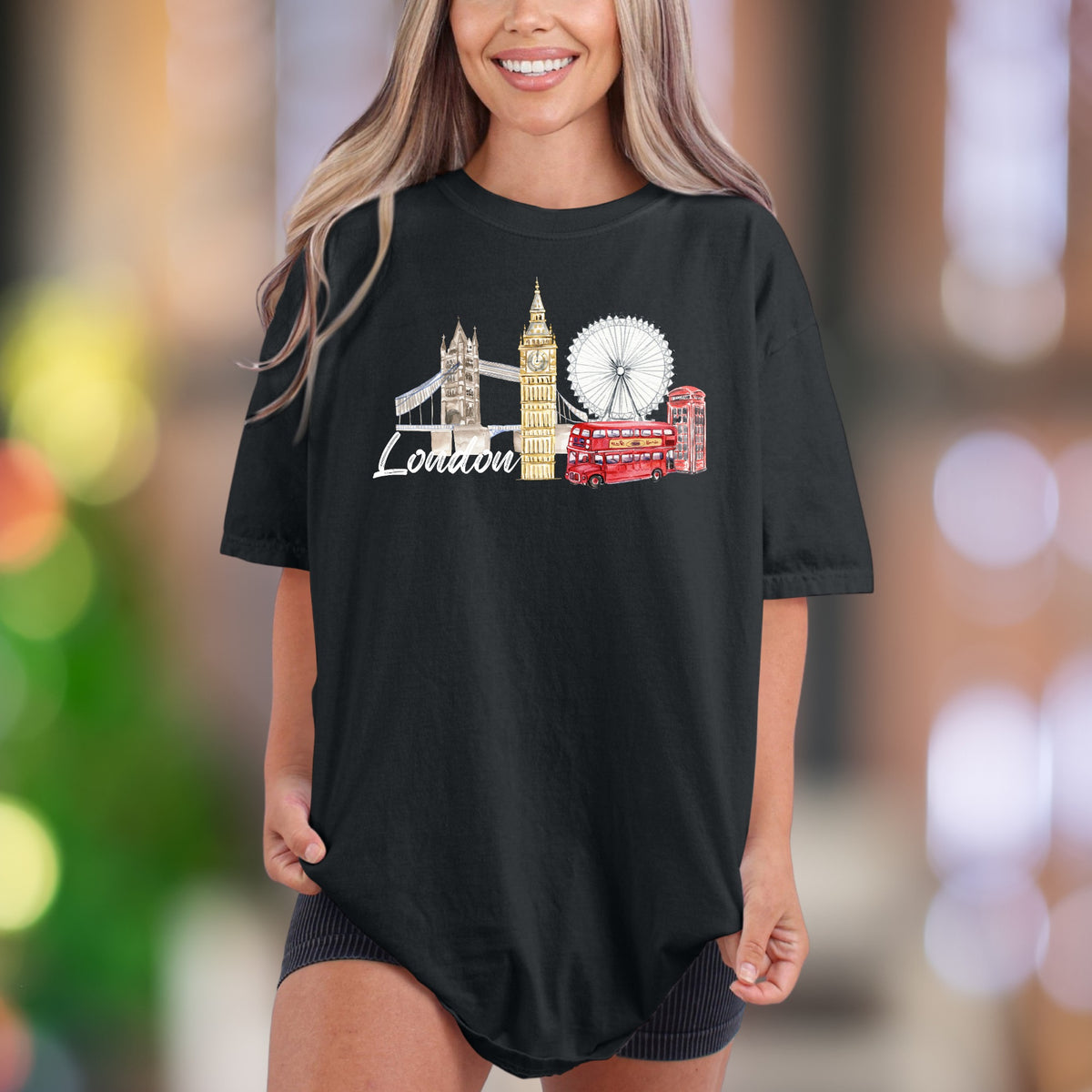 "London" | Comfort Colors Unisex Adult T-Shirt | Iconic Travel Lifestyle Tee