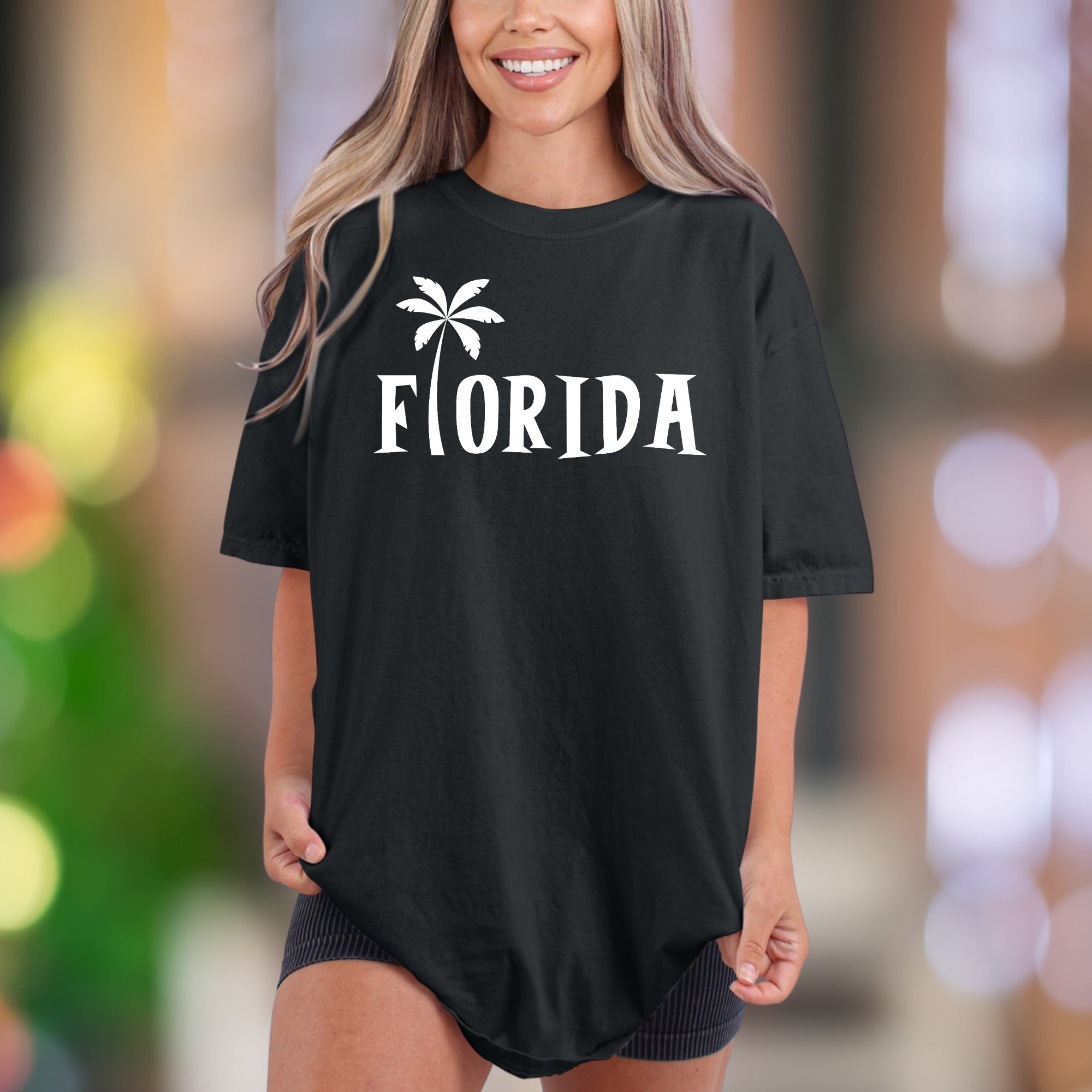 "Florida" | Comfort Colors Unisex Adult T-Shirt | Tropical Lifestyle Tee