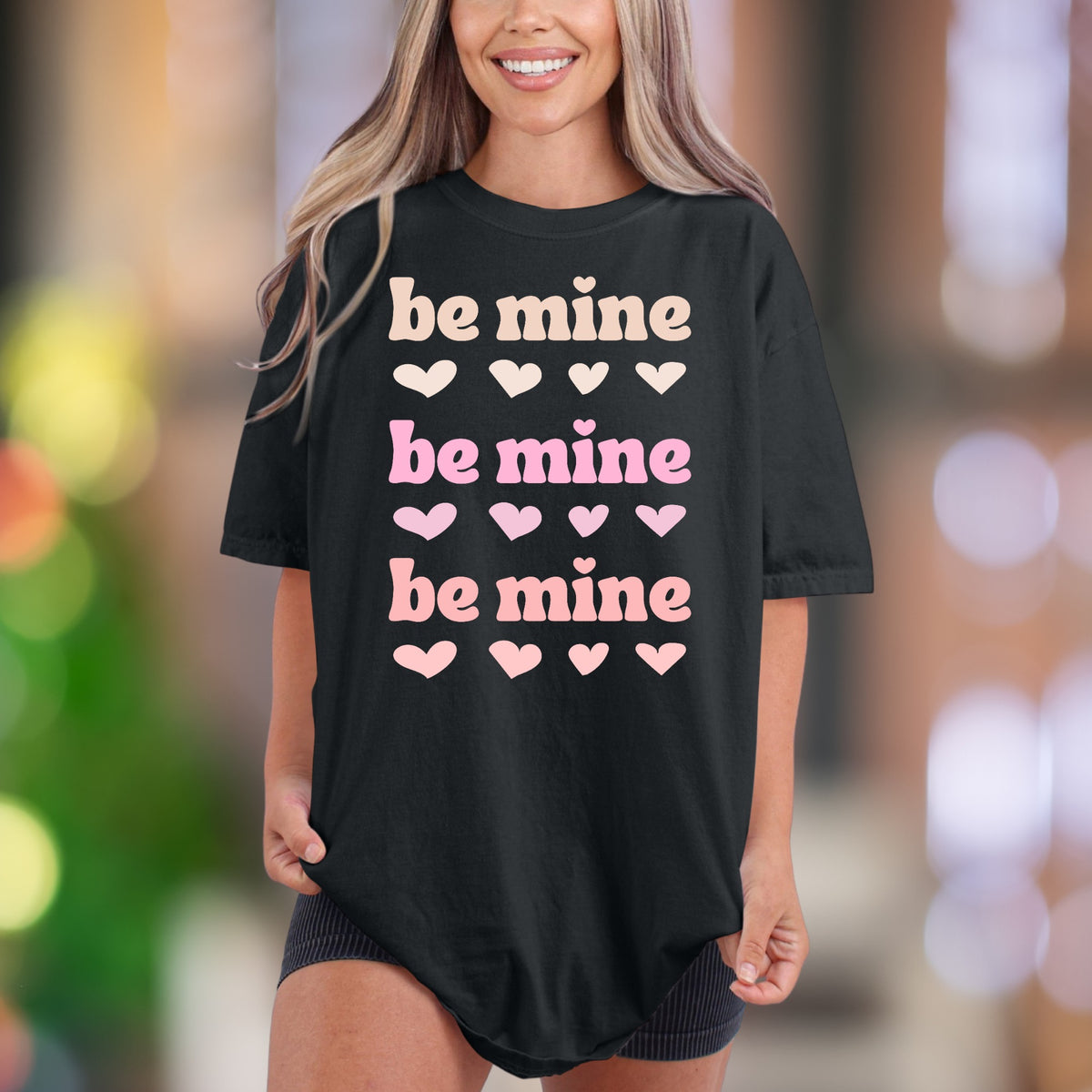 "Be Mine" | Comfort Colors Unisex Adult T-Shirt | Retro Love Message Tee