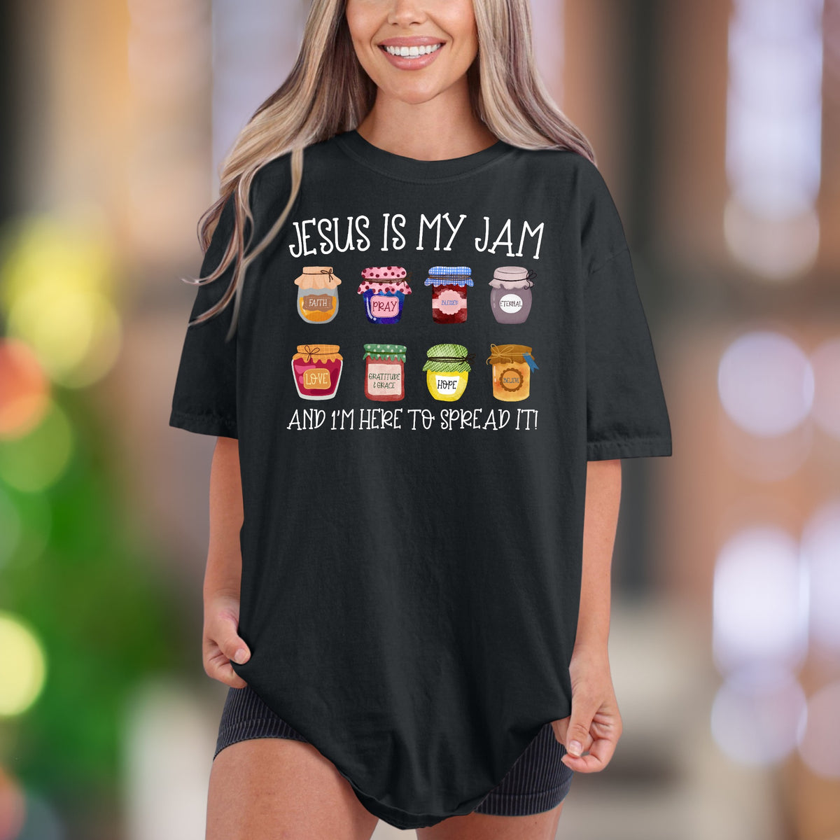 "Jesus Is My Jam" | Comfort Colors Unisex Adult T-Shirt | Faith-Inspired Lifestyle