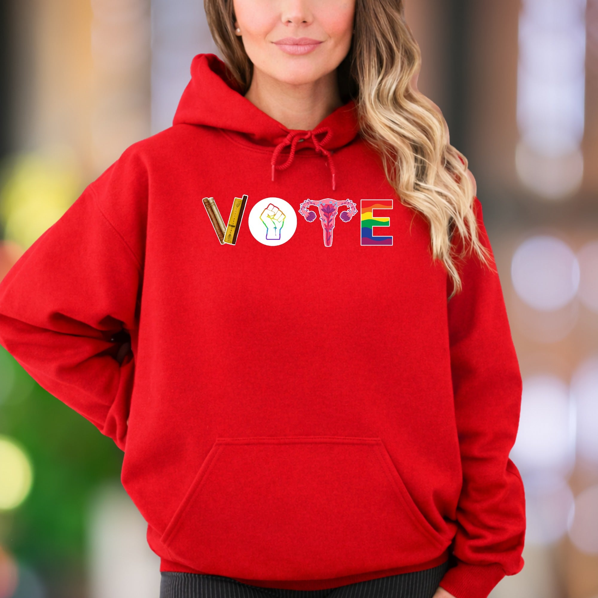 "VOTE" | Statement Graphic Unisex Adult Hoodie | Empowerment Lifestyle