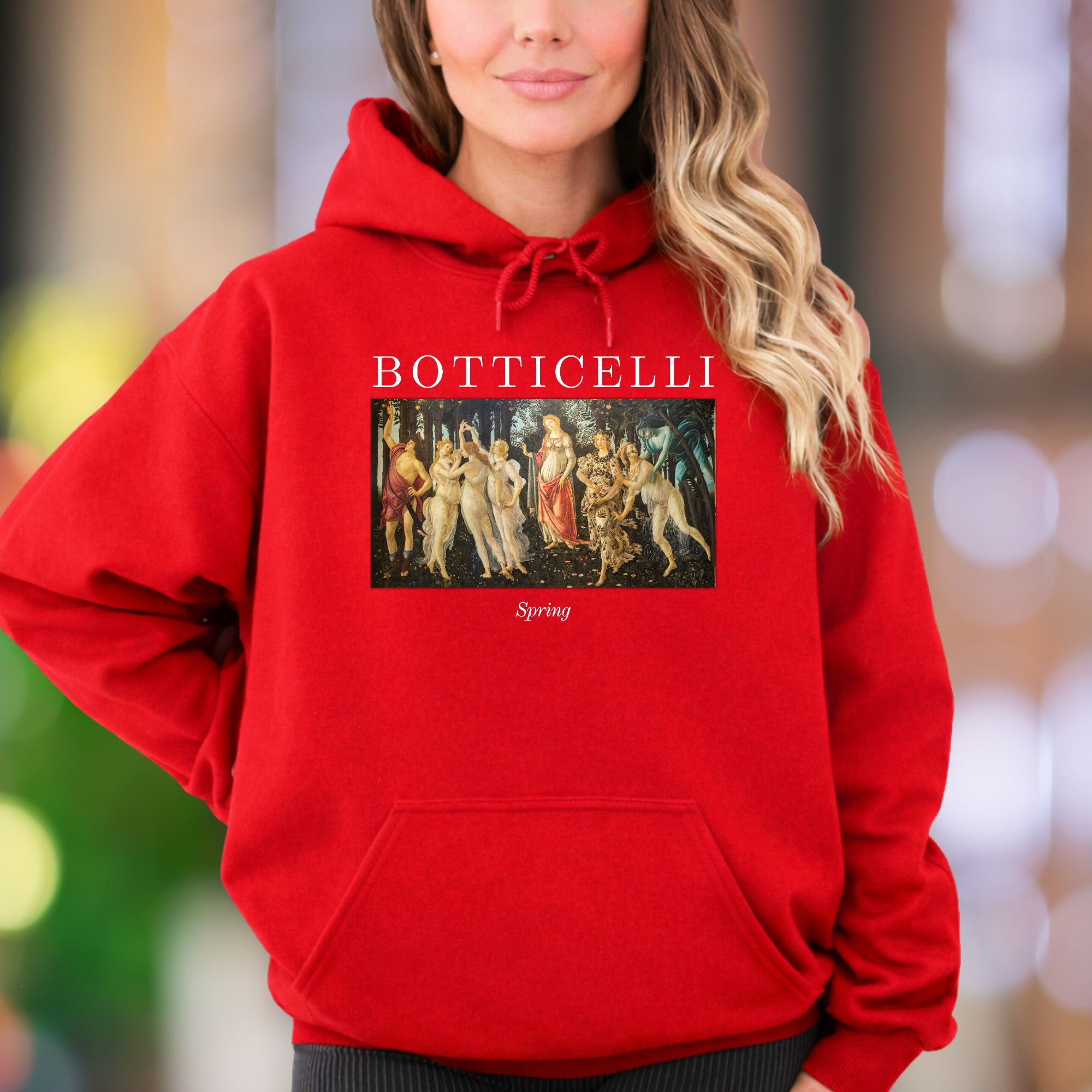 "BOTTICELLI Spring" | Renaissance Art Unisex Adult Hoodie | Artistic Heritage