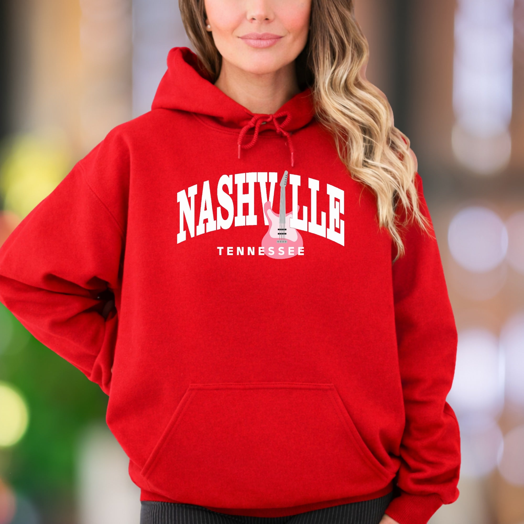 "Nashville Tennessee" | Graphic Music Unisex Adult Hoodie | Local Pride Apparel