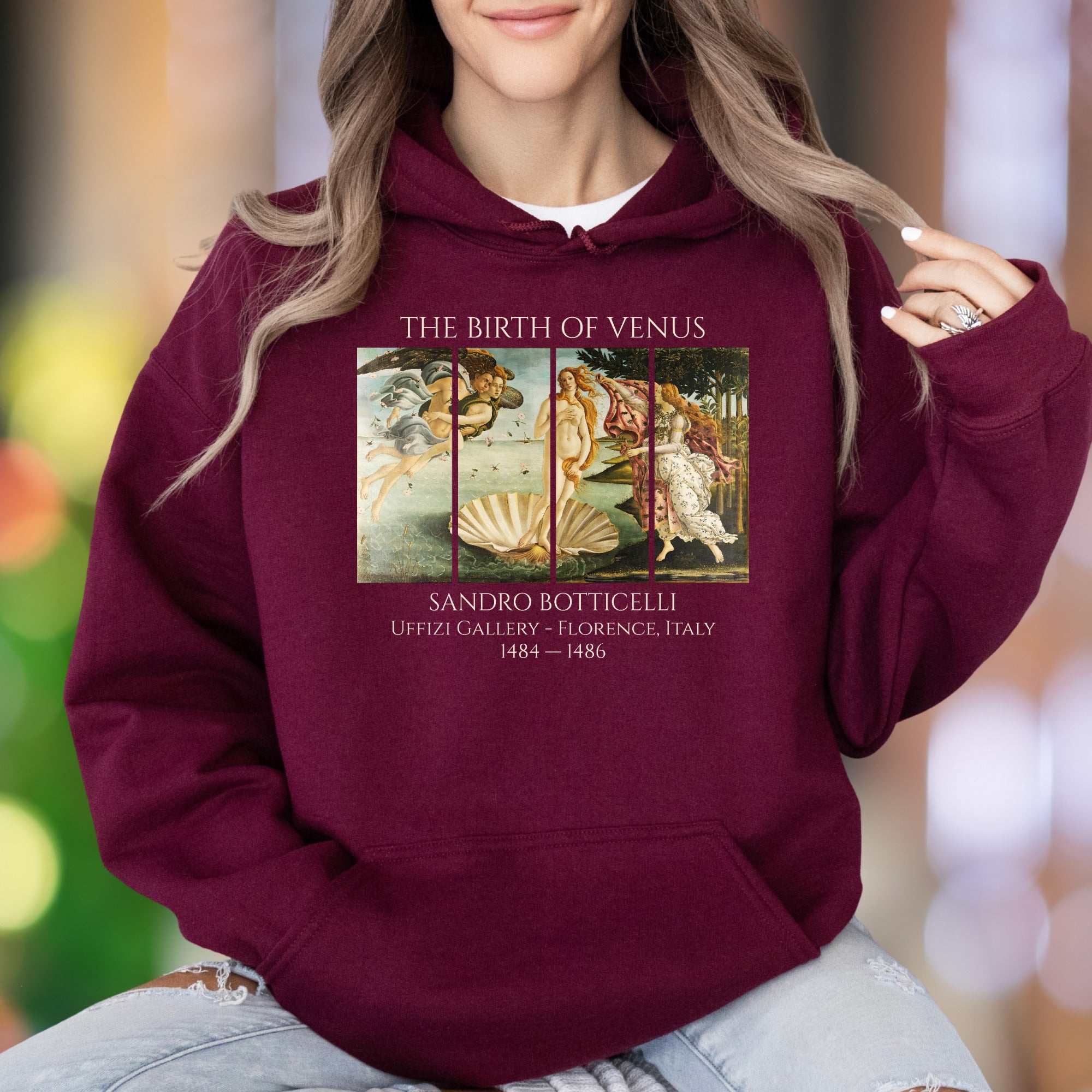 "THE BIRTH OF VENUS" | Renaissance Art Unisex Adult Hoodie | Classic Art Lifestyle