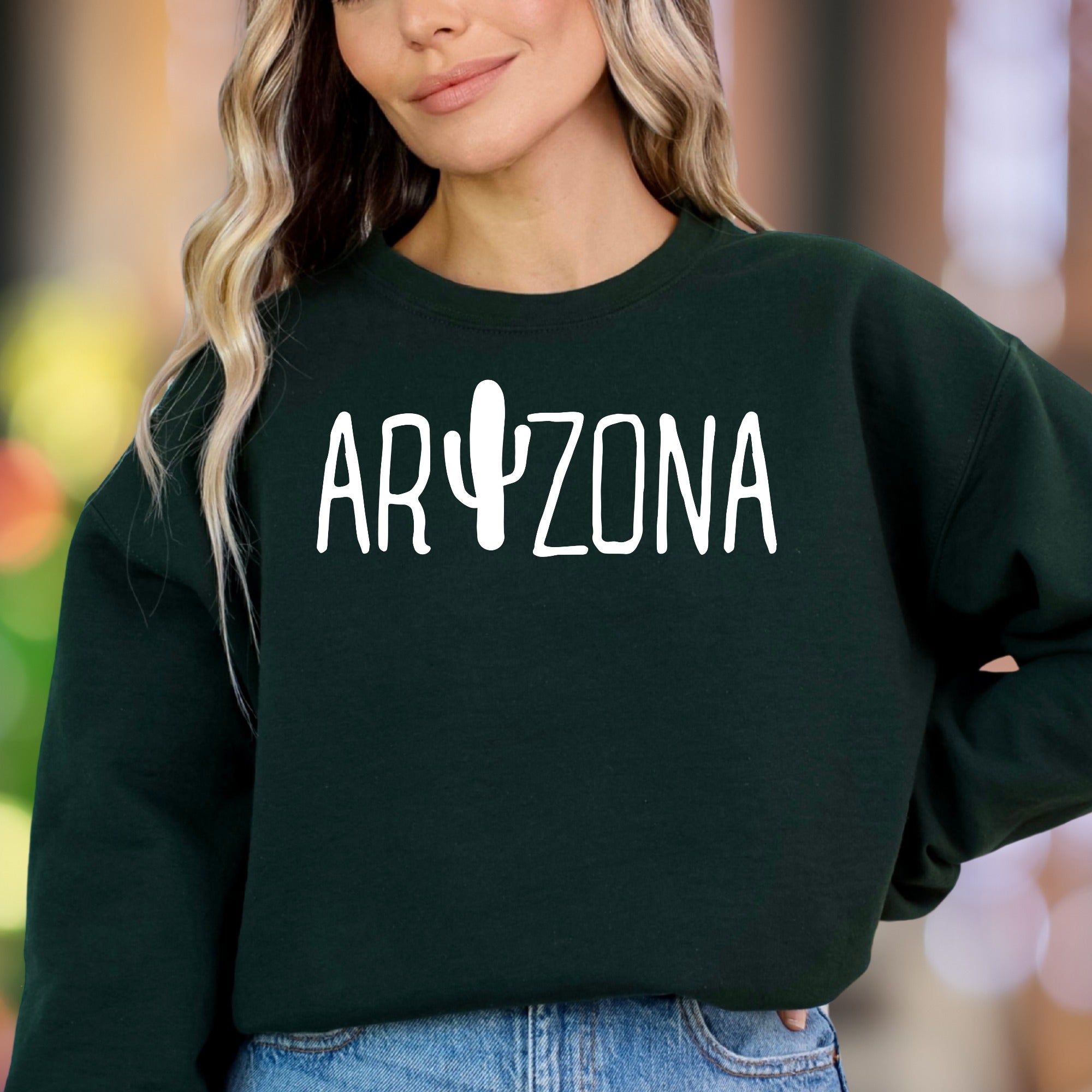 "ARIZONA" | State Pride Minimal Unisex Adult Sweatshirt | Desert Lifestyle