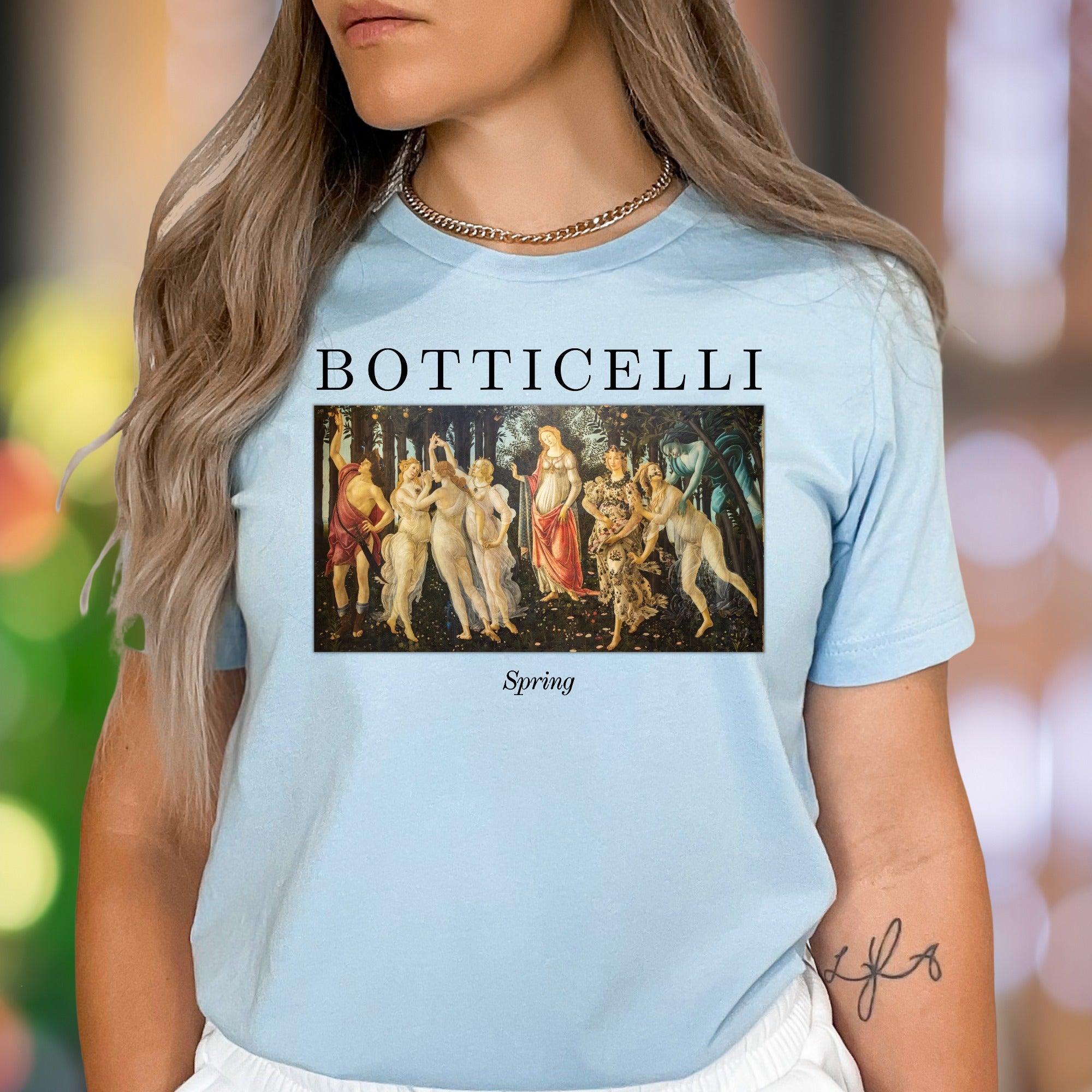 "BOTTICELLI Spring" | Renaissance Art Unisex Adult T-Shirt | Artistic Expression