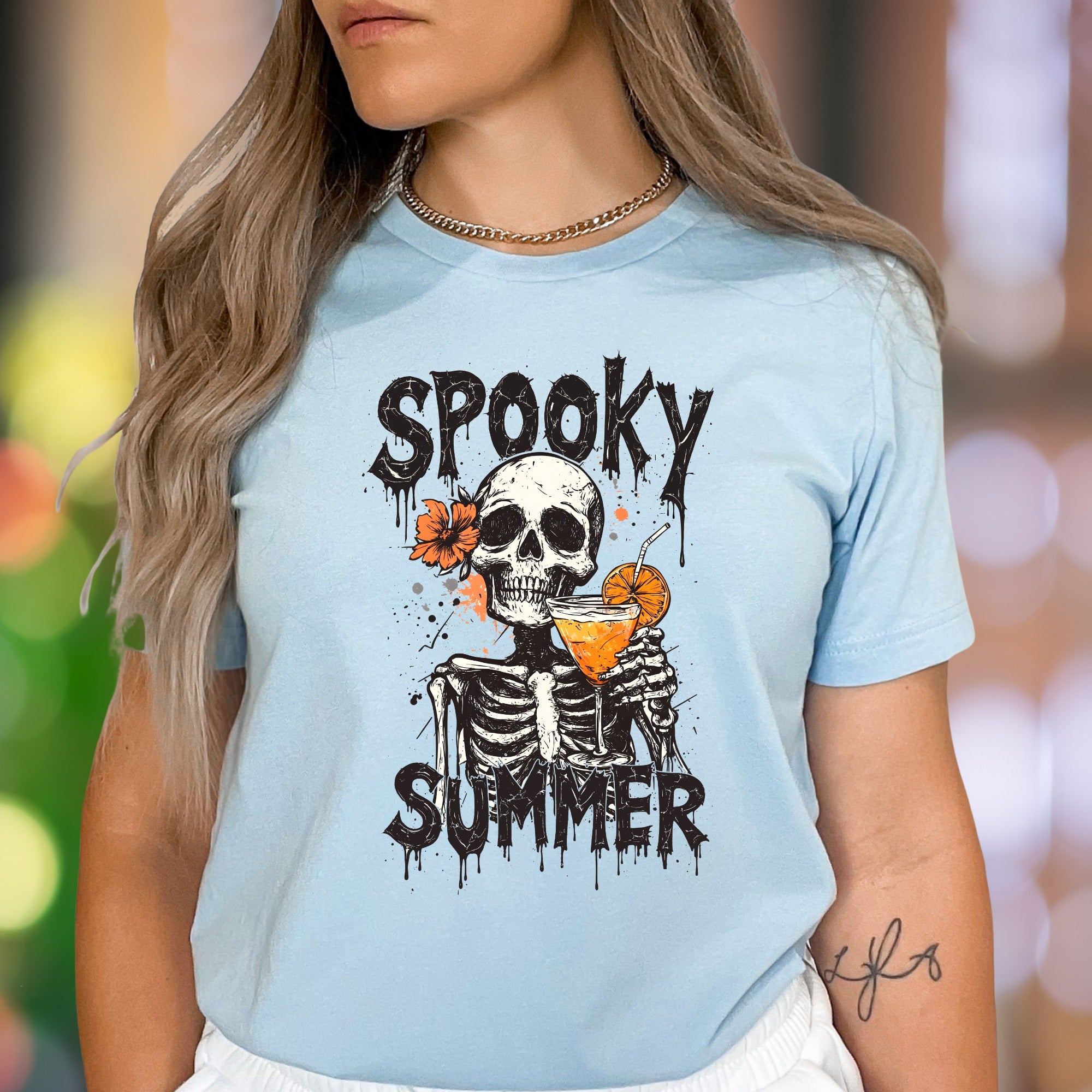 "Spooky Summer" | Graphic Humor Unisex Adult T-Shirt | Unique Lifestyle Apparel
