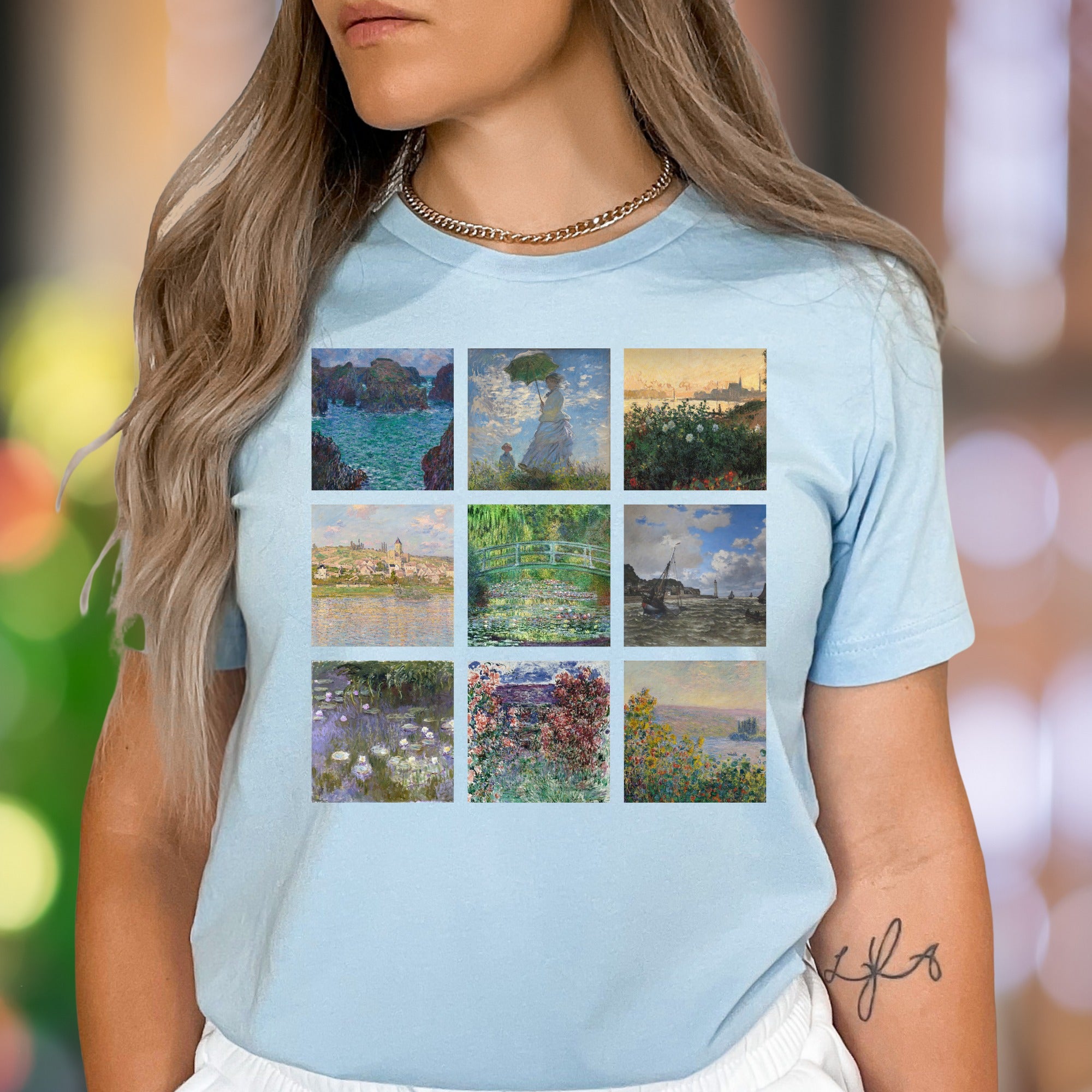 "Masterpieces Montage" | Fine Art Pattern Unisex Adult T-Shirt | Artistic Expression