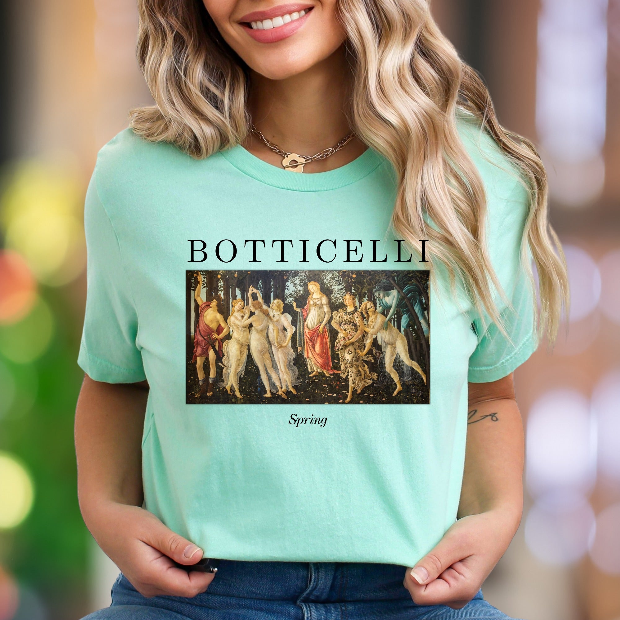 "BOTTICELLI Spring" | Renaissance Art Unisex Adult T-Shirt | Artistic Expression