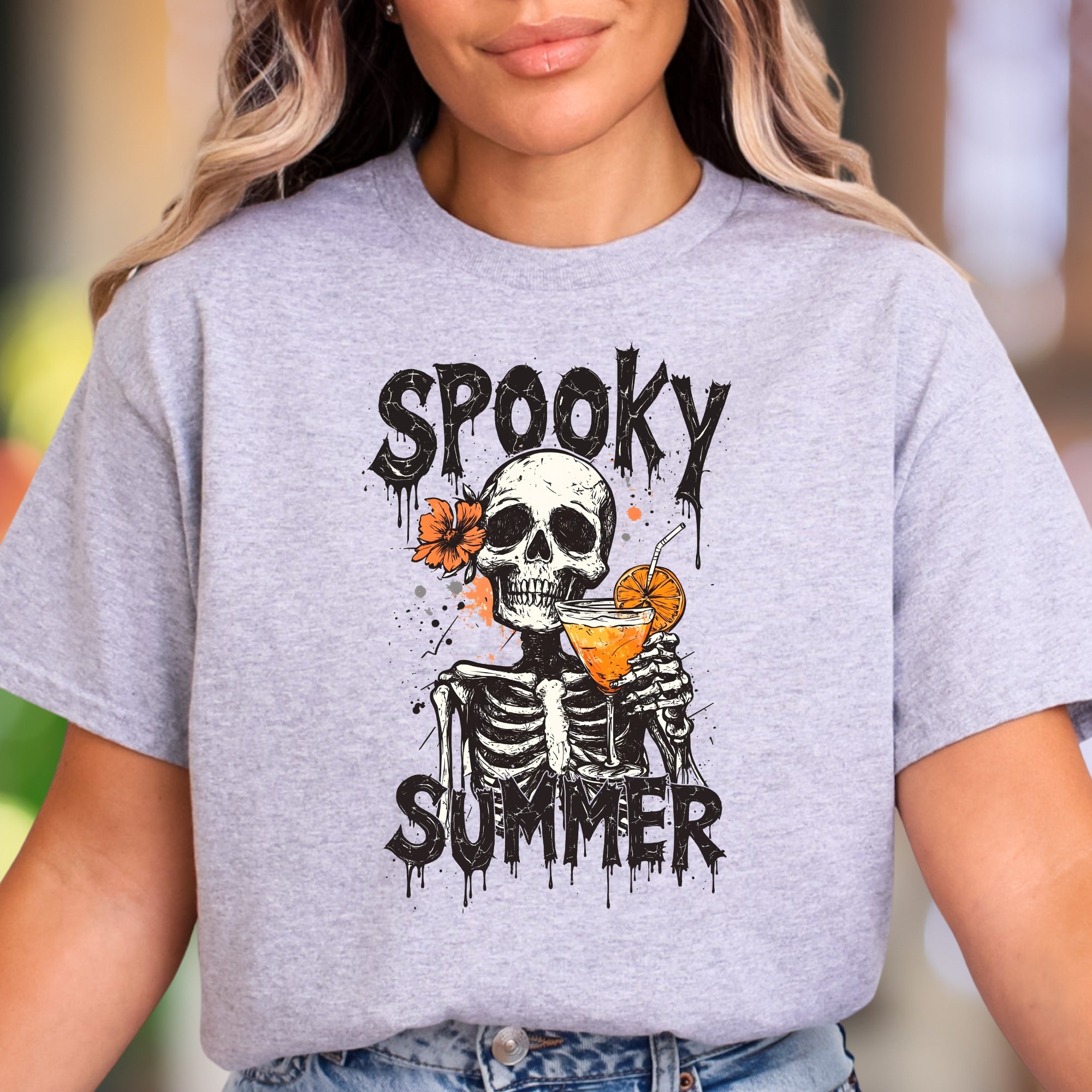 "Spooky Summer" | Graphic Humor Unisex Adult T-Shirt | Unique Lifestyle Apparel