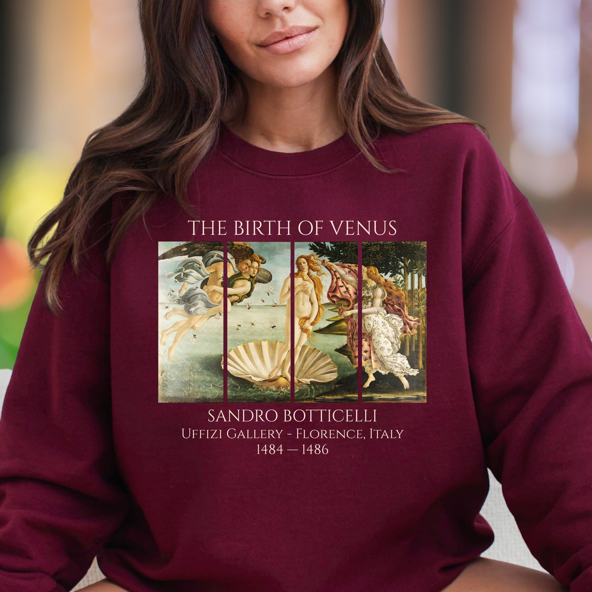 "The Birth of Venus" | Renaissance Art Unisex Adult Sweatshirt | Classic Aesthetic