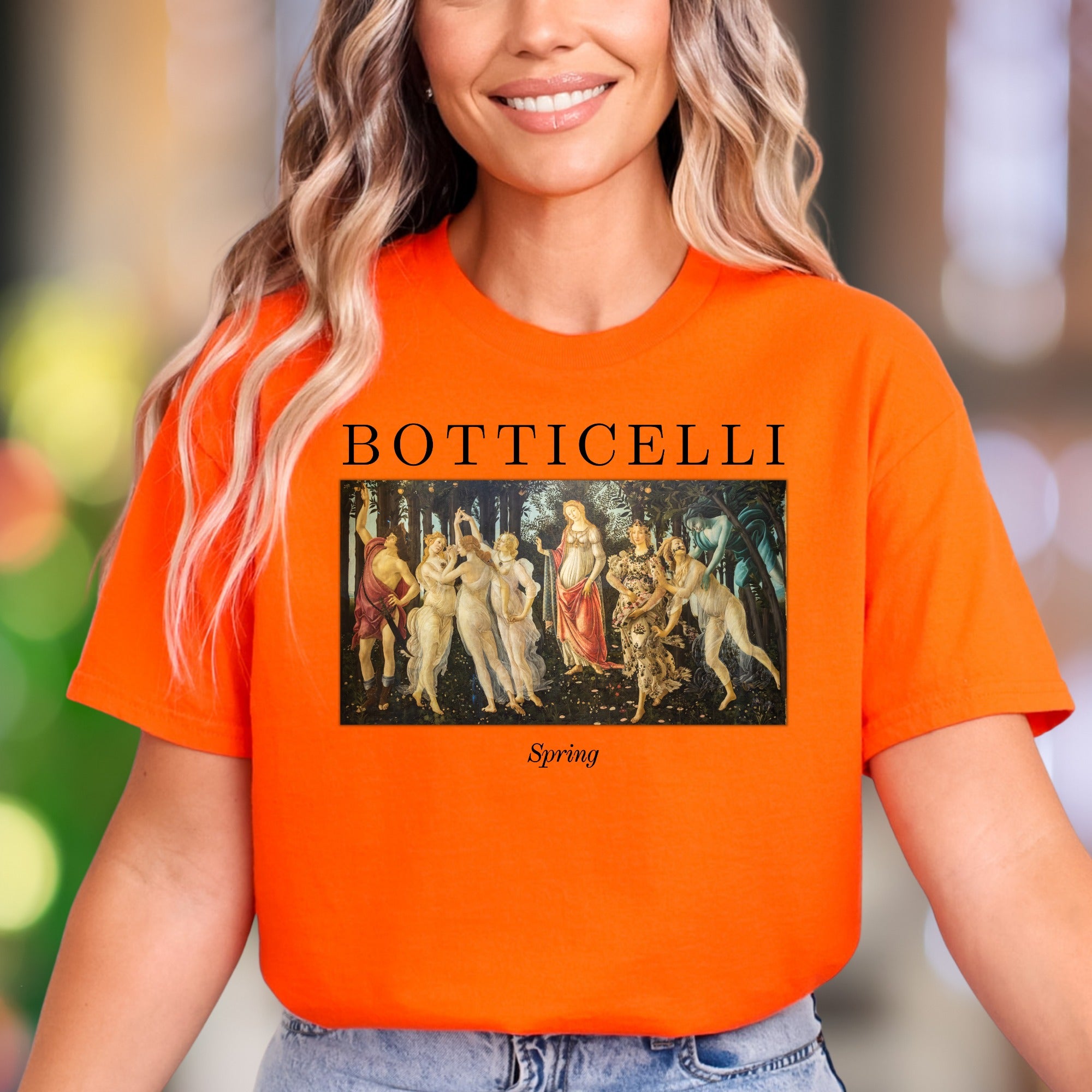 "BOTTICELLI Spring" | Renaissance Art Unisex Adult T-Shirt | Artistic Expression