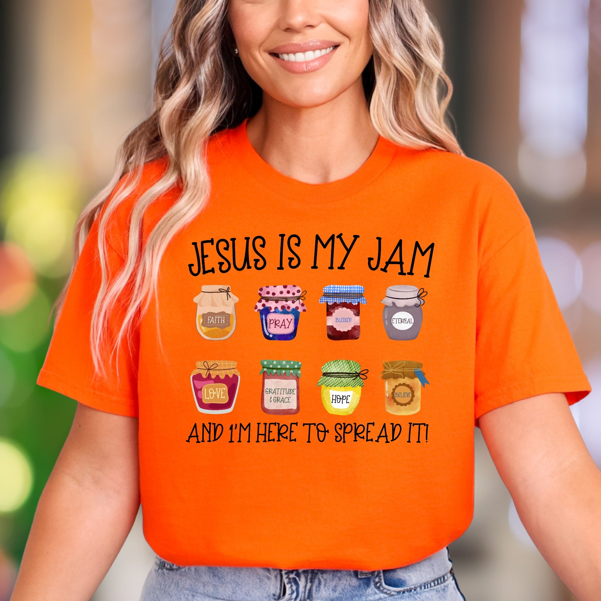 "Jesus Is My Jam" | Whimsical Graphic Unisex Adult T-Shirt | Faith-Inspired Lifestyle