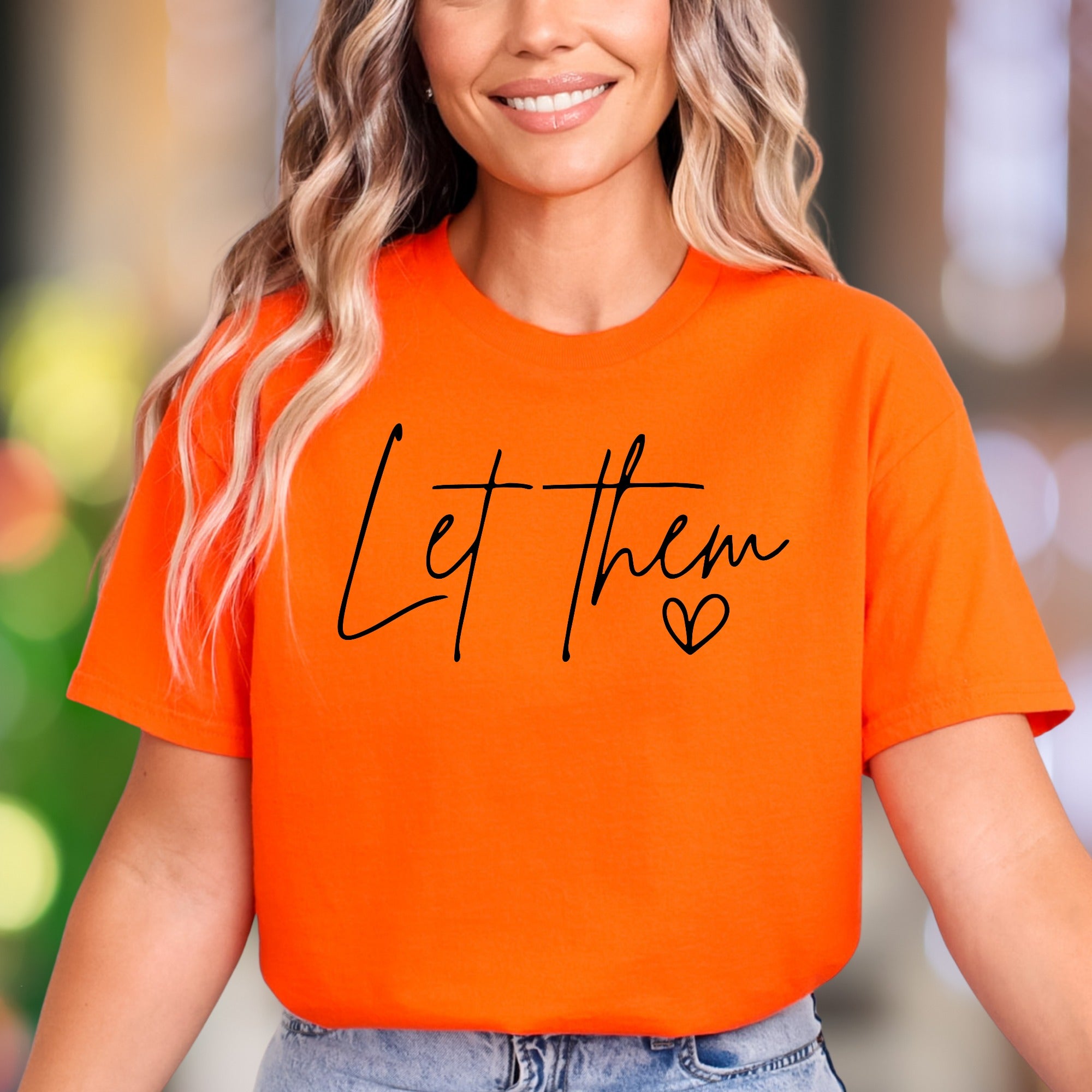 "Let Them" | Modern Script Unisex Adult T-Shirt | Empowering Lifestyle