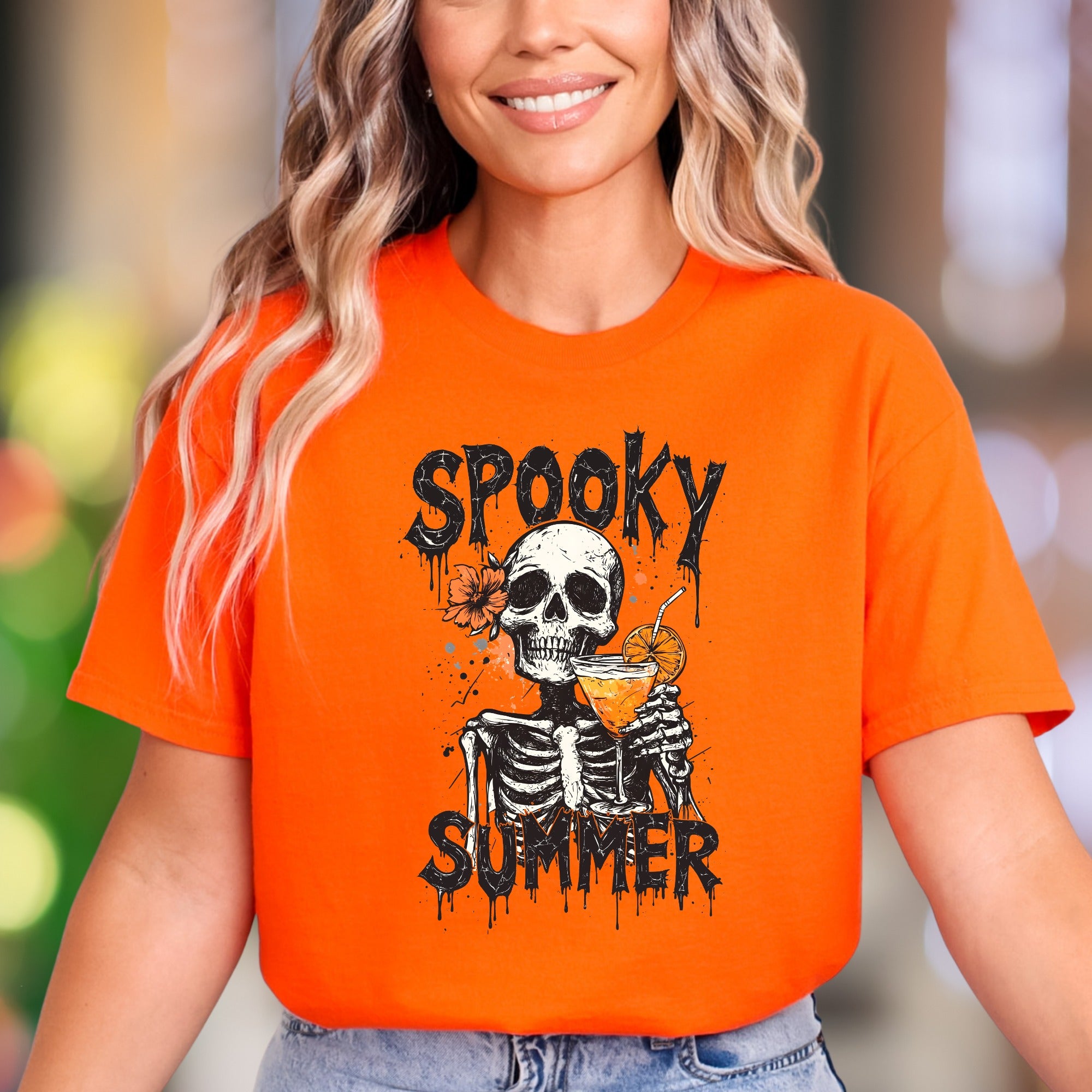 "Spooky Summer" | Graphic Humor Unisex Adult T-Shirt | Unique Lifestyle Apparel