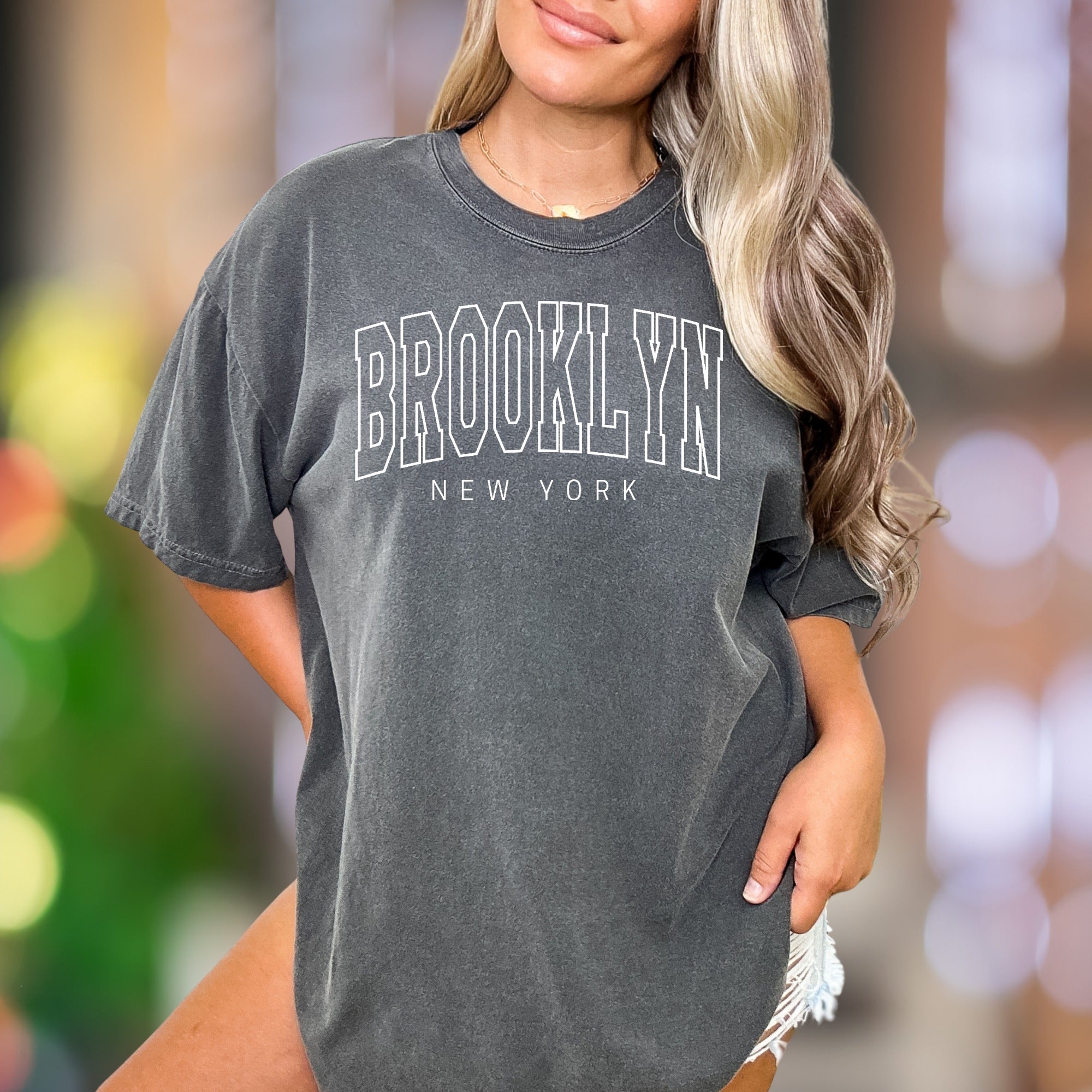"BROOKLYN NEW YORK" | Comfort Colors Unisex Adult T-Shirt | Streetwear City Style