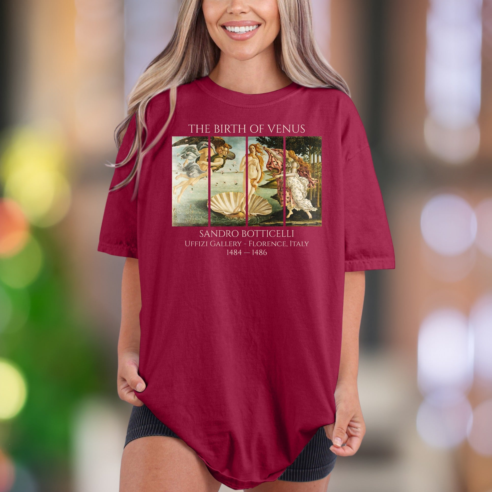 "THE BIRTH OF VENUS" | Comfort Colors Unisex Adult T-Shirt | Classic Art Vintage Style