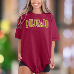 "Colorado" | Comfort Colors Unisex Adult T-Shirt | Classic State Pride Style